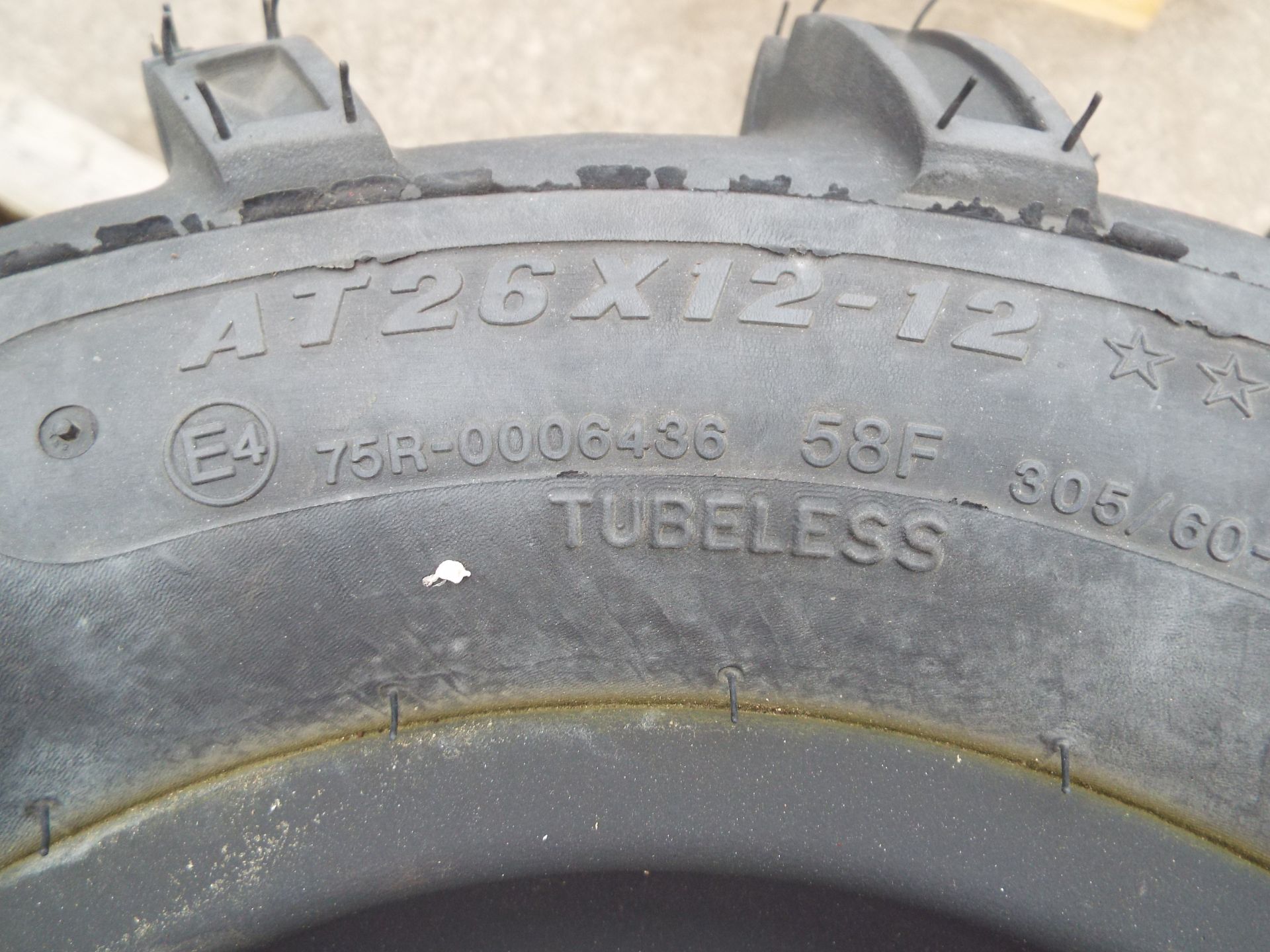 4 x ITP Mud Lite AT26x12-12 ATV/Quad Tyres with Rims - Bild 4 aus 7