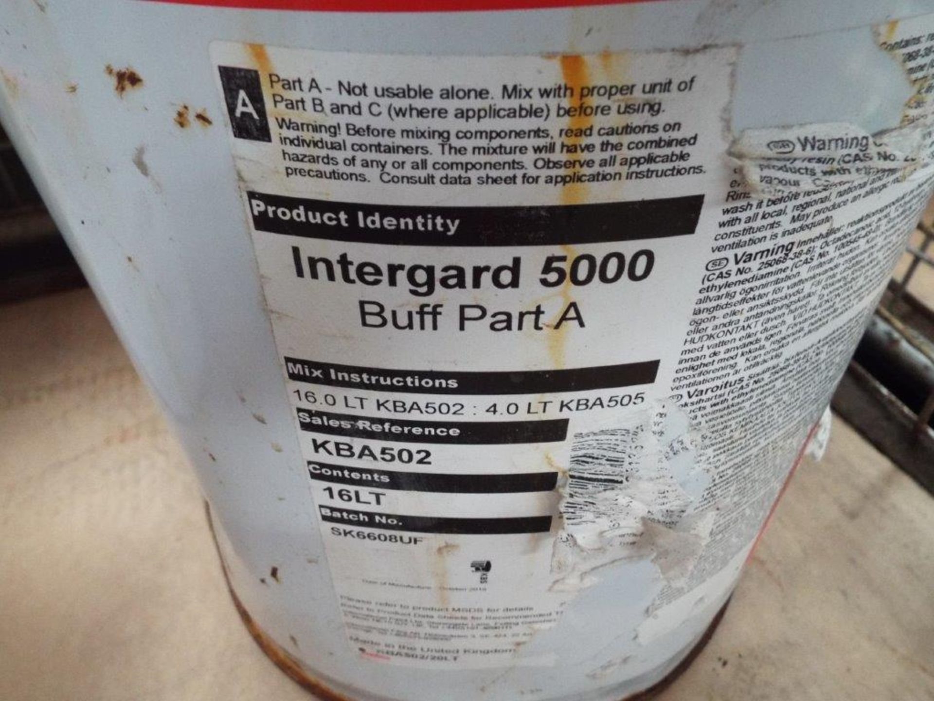5 x Mixed Unissued Cans of Intershield/Intergard/Intersleek 2-Part Protective Coatings - Image 4 of 9
