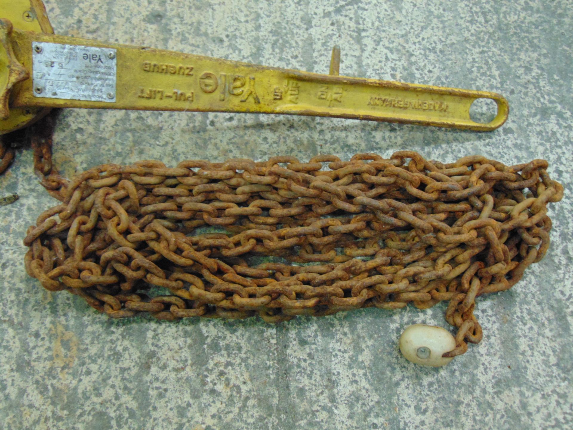 Yale 3/4 Ton Lever Block Chain Hoist - Image 2 of 6