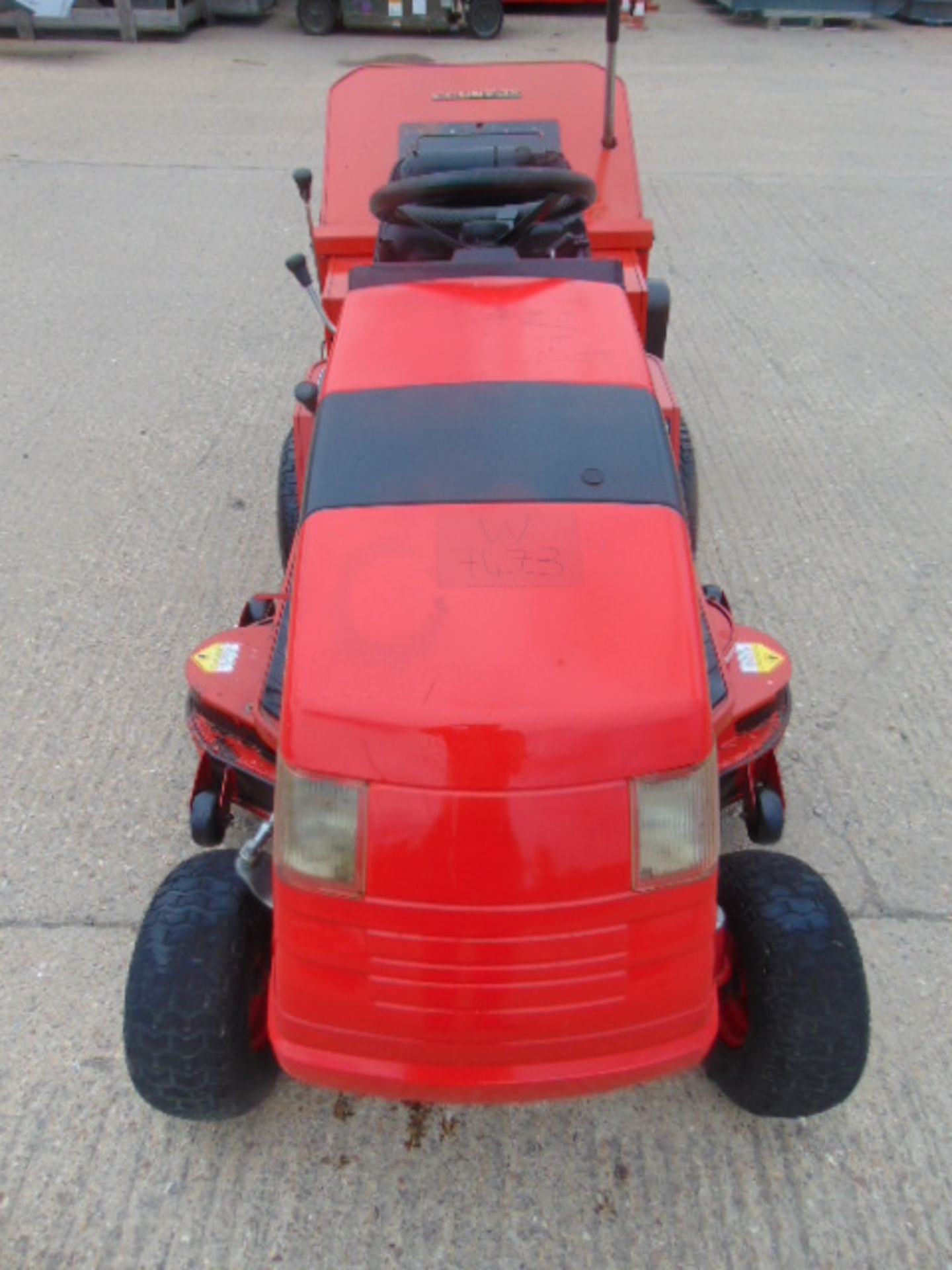 Countax K18 Twin Ride On Mower with Rear Brush and Grass Collector - Image 2 of 17