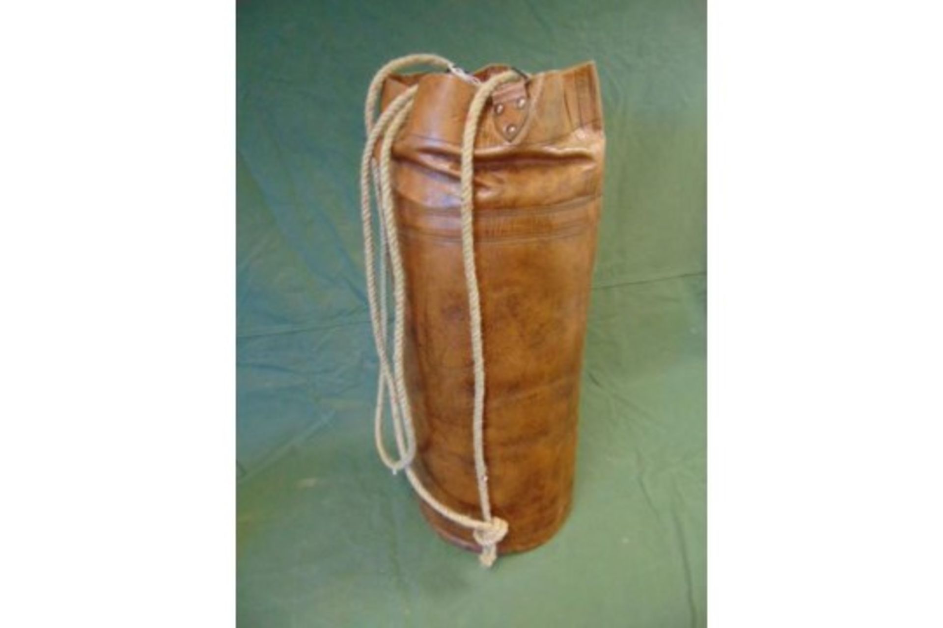 Vintage Style Punch Bag c/w hanging rope and filling - Image 3 of 4