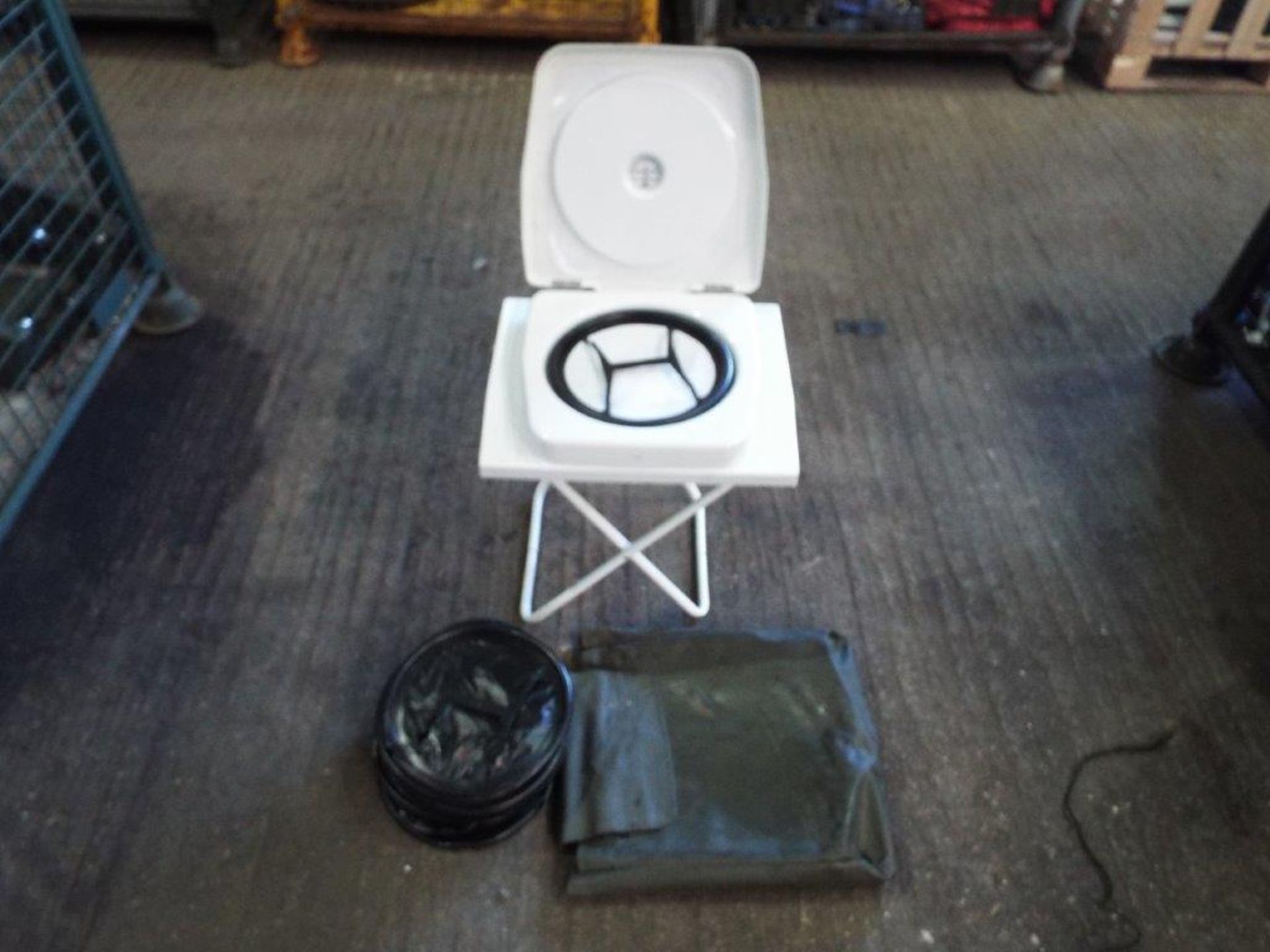 Klean-Contor Military Camp Toilet Complete with Disposable Bags and Carry Case