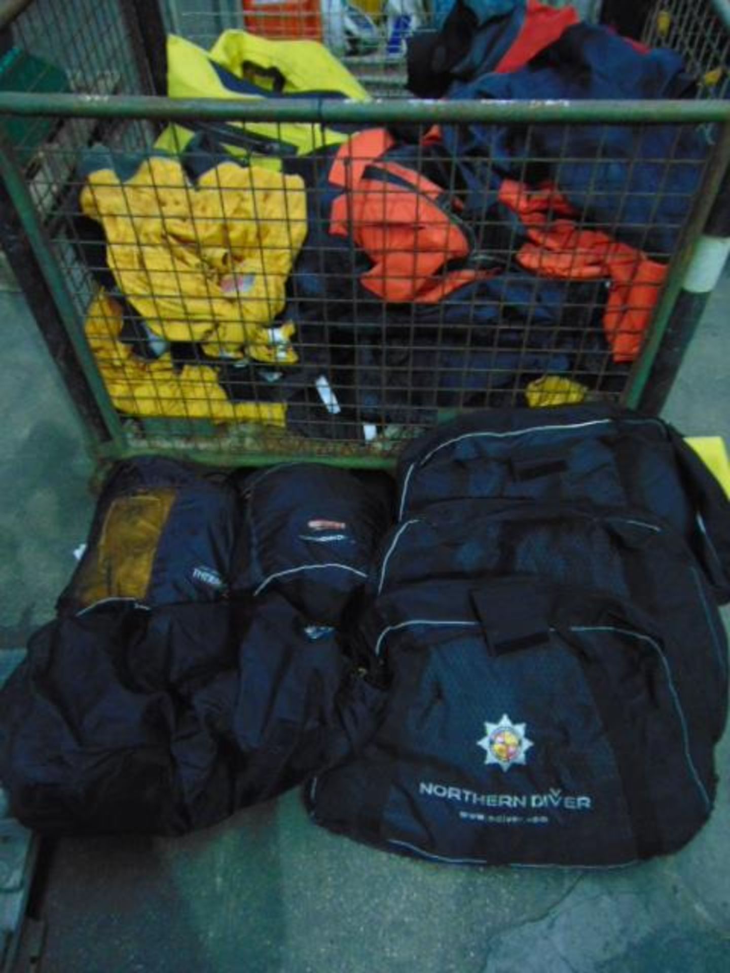 Qty Approx 17 x Ex UK Fire and Rescue Service Mixed Size Dry Suits - Image 2 of 6