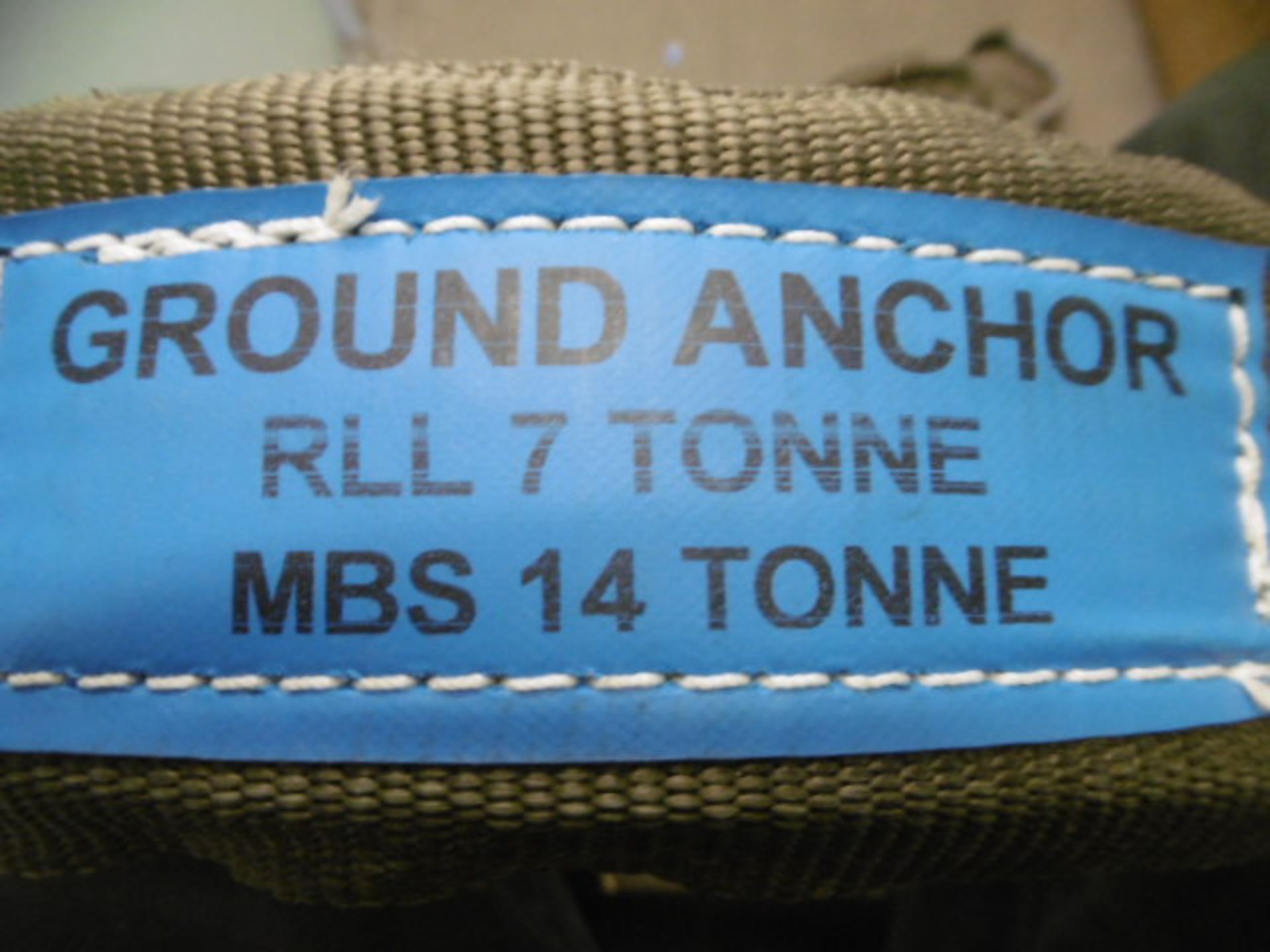 4 x 7 Tonne Ground Anchor Straps - Image 4 of 6
