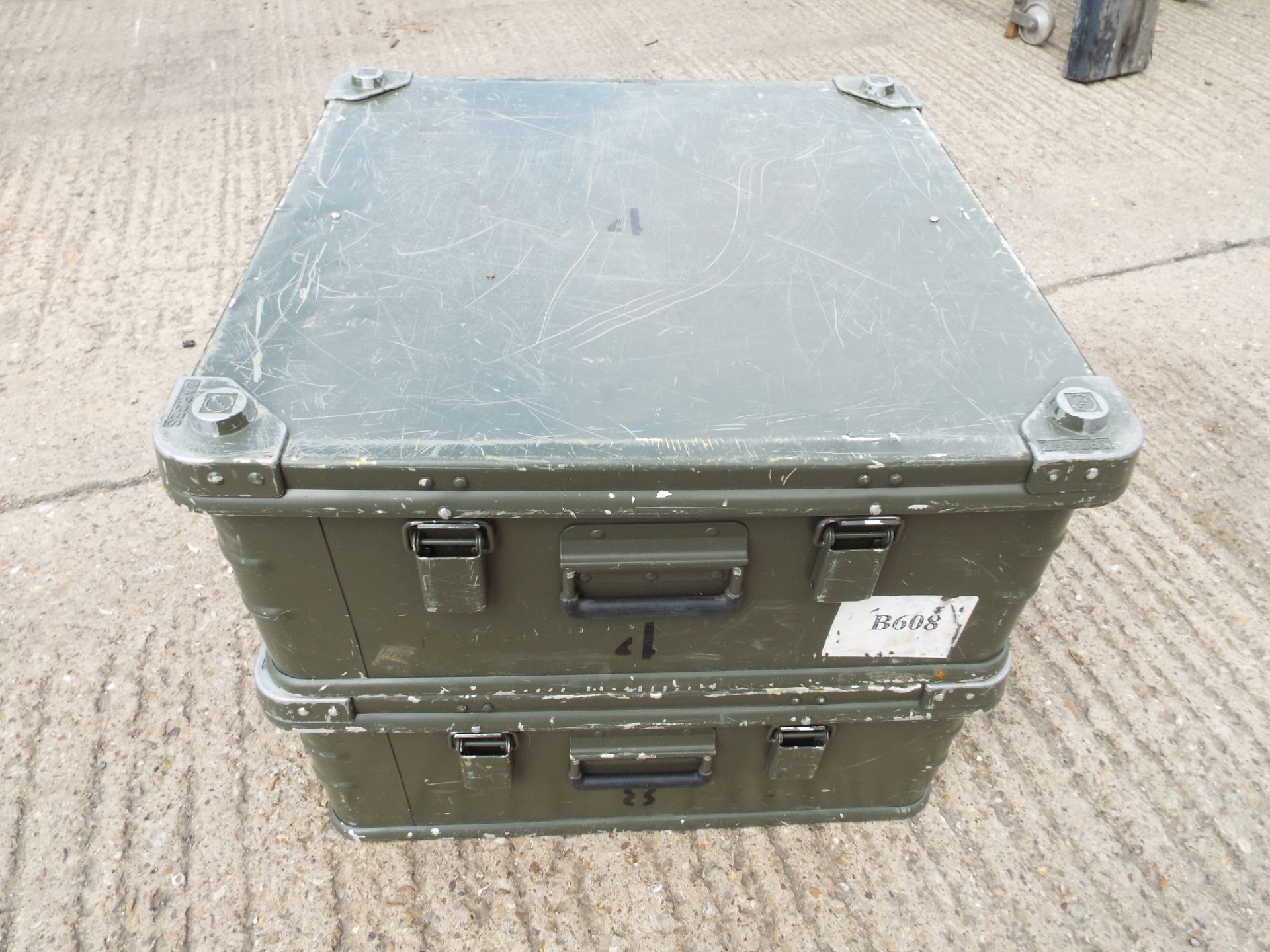 2 x Heavy Duty Zarges Aluminium Cases - Bild 3 aus 8