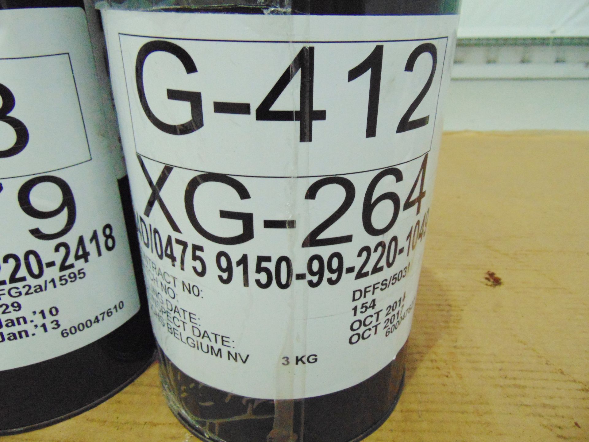1 x Unissued 3Kg Tin of XG-279 Grease & 1 x 3Kg Tin of XG-264 Graphite Grease - Image 2 of 3