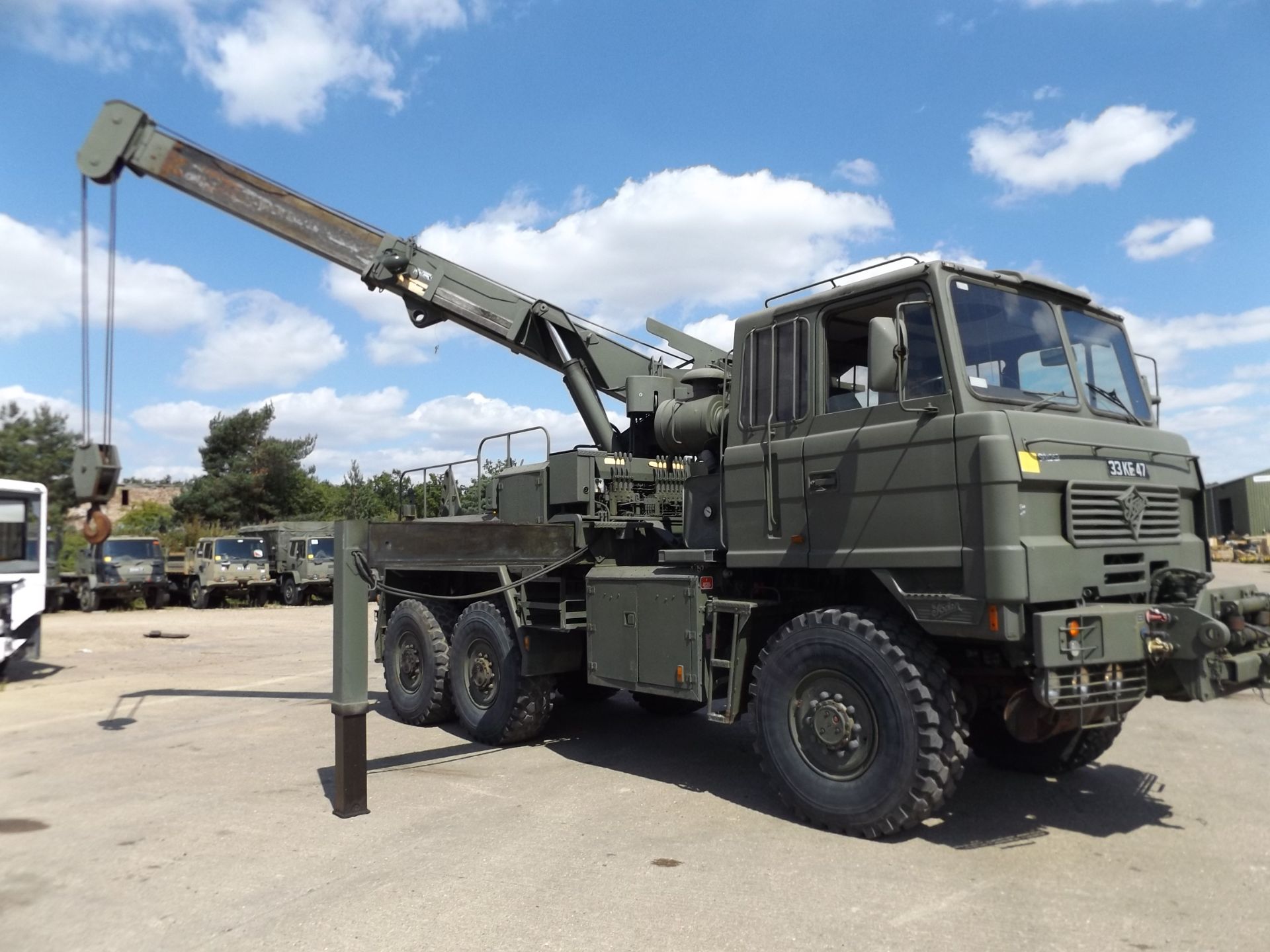 Foden 6x6 Recovery Vehicle which is Complete with Remote and EKA Recovery Tools