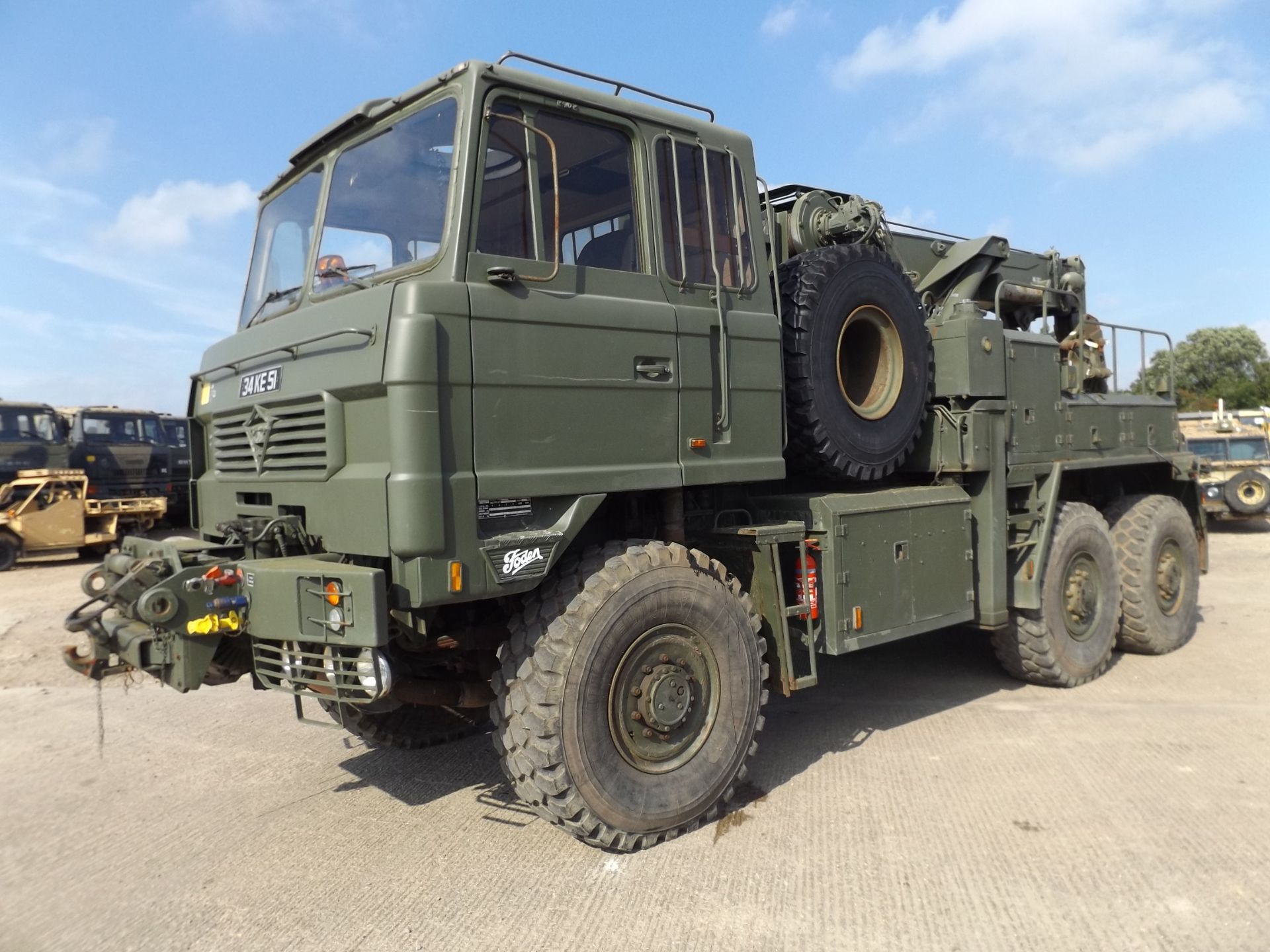 Foden 6x6 Recovery Vehicle which is Complete with Remotes and EKA Recovery Tools - Image 11 of 27