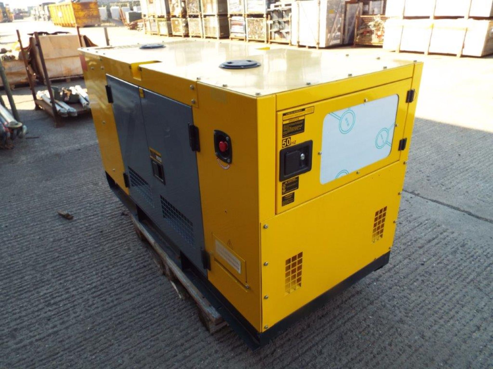 UNISSUED WITH TEST HOURS ONLY 40 KVA 3 Phase Silent Diesel Generator Set - Image 13 of 18