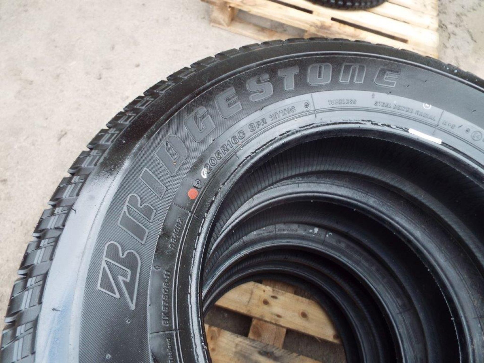 4 x Bridgestone Dueler H/T 205 R16C Tyres - Image 3 of 9