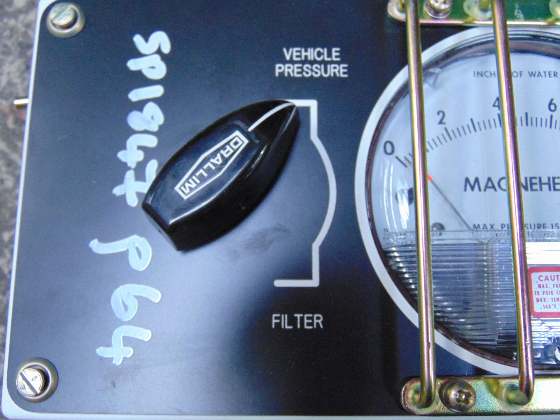 Aircontrol Technologies Ltd Pressure Indicator Unit P/no FV2104460 - Image 4 of 7