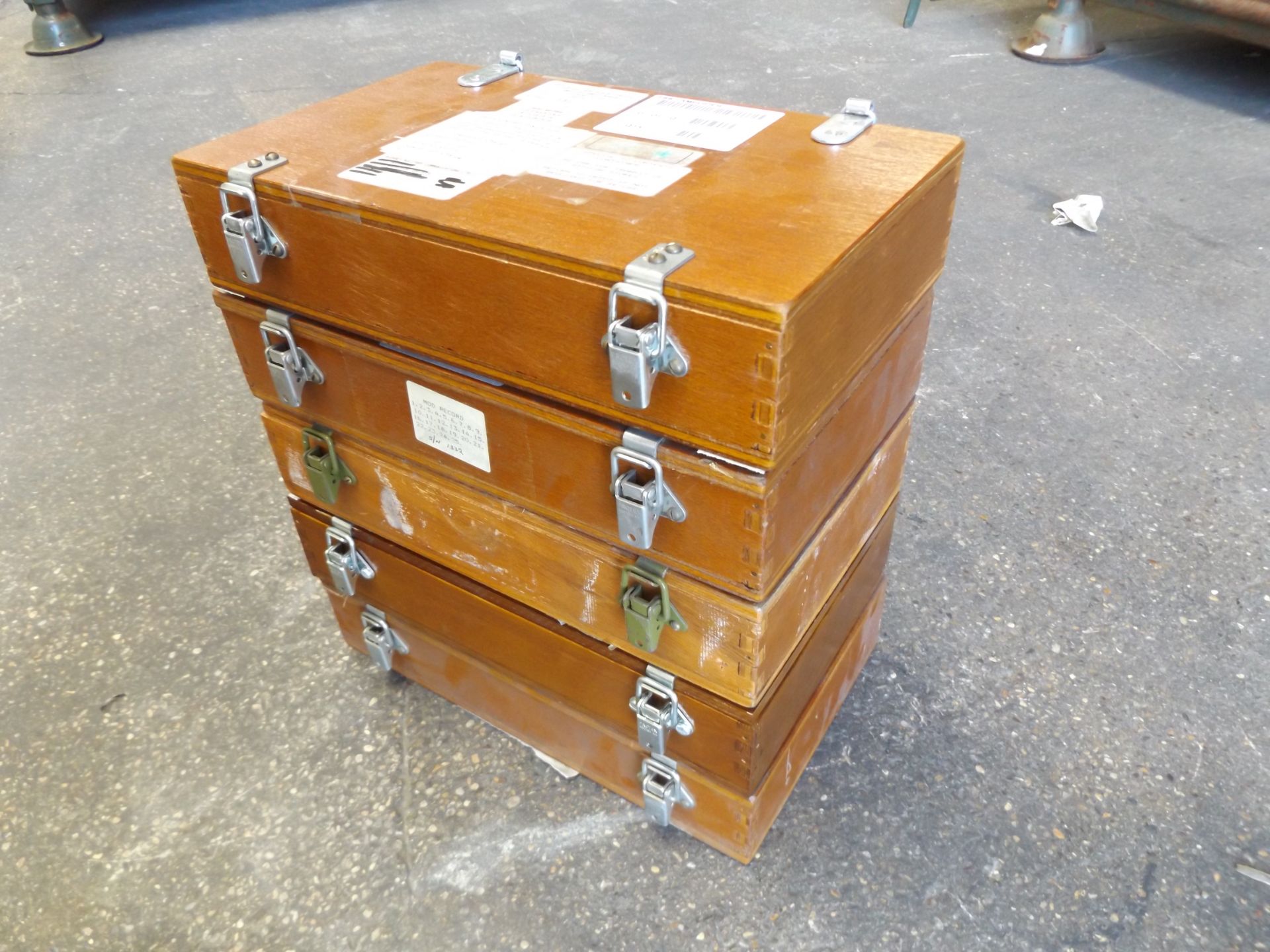 10 x Wooden Storage / Packing Boxes - Bild 8 aus 9