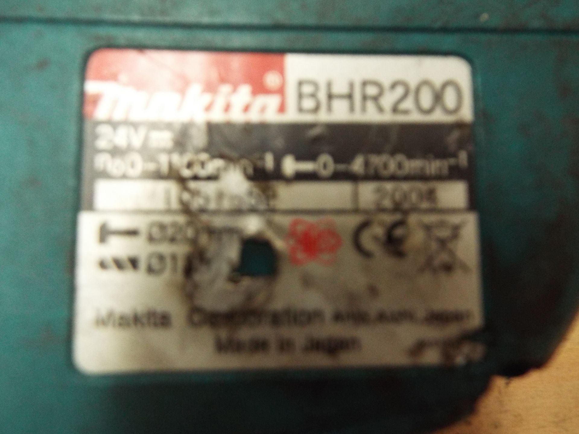 Makita BHR200 Hammer Drill with Battery and Charger - Bild 4 aus 7