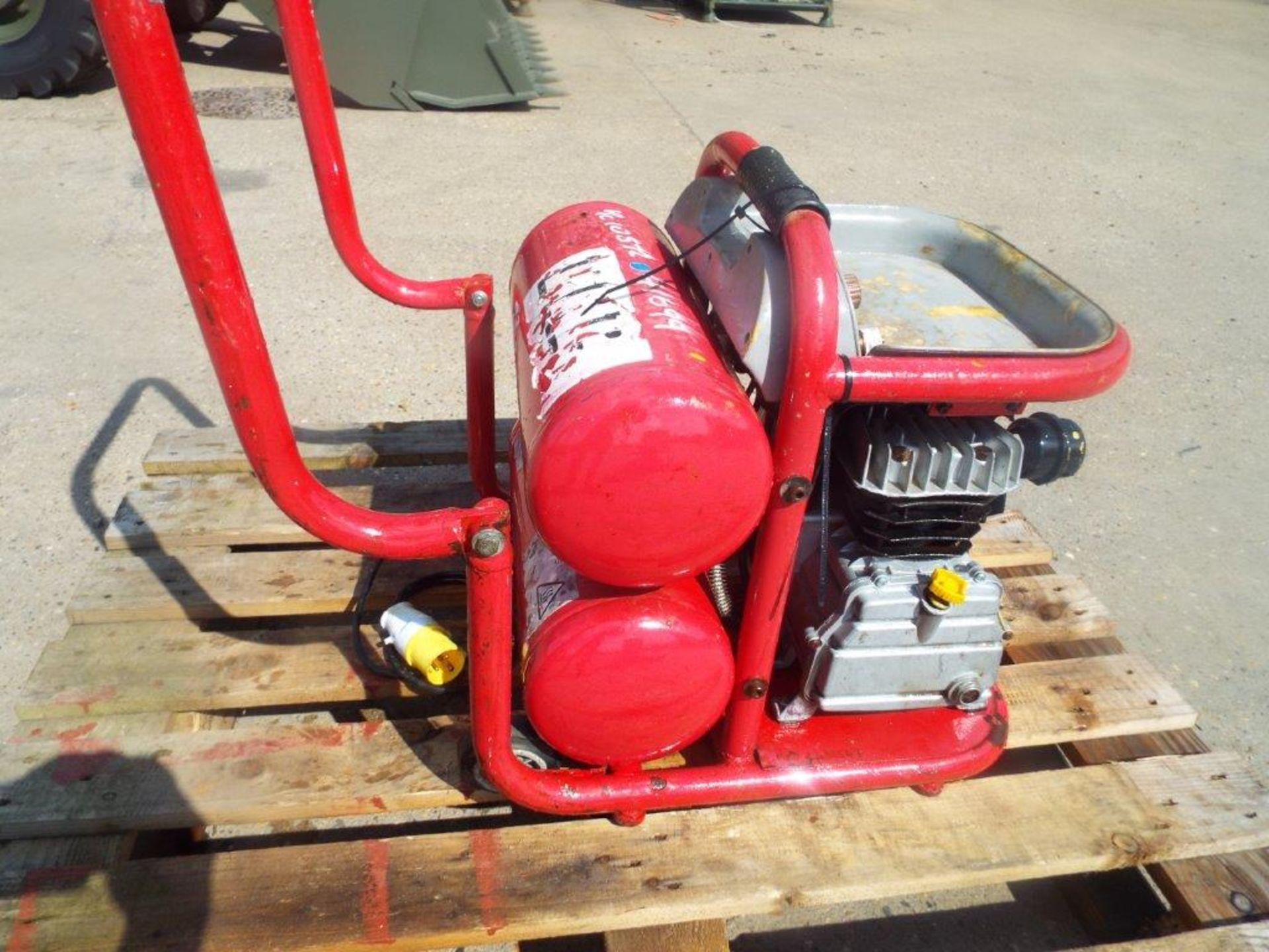 Morrison Compressor Unit with Air Tanks and Frame - Image 8 of 14