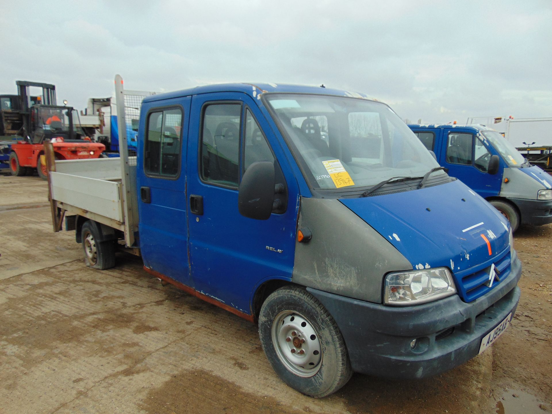 Citroen Relay 7 Seater Double Cab Dropside Pickupwith Tail Lift