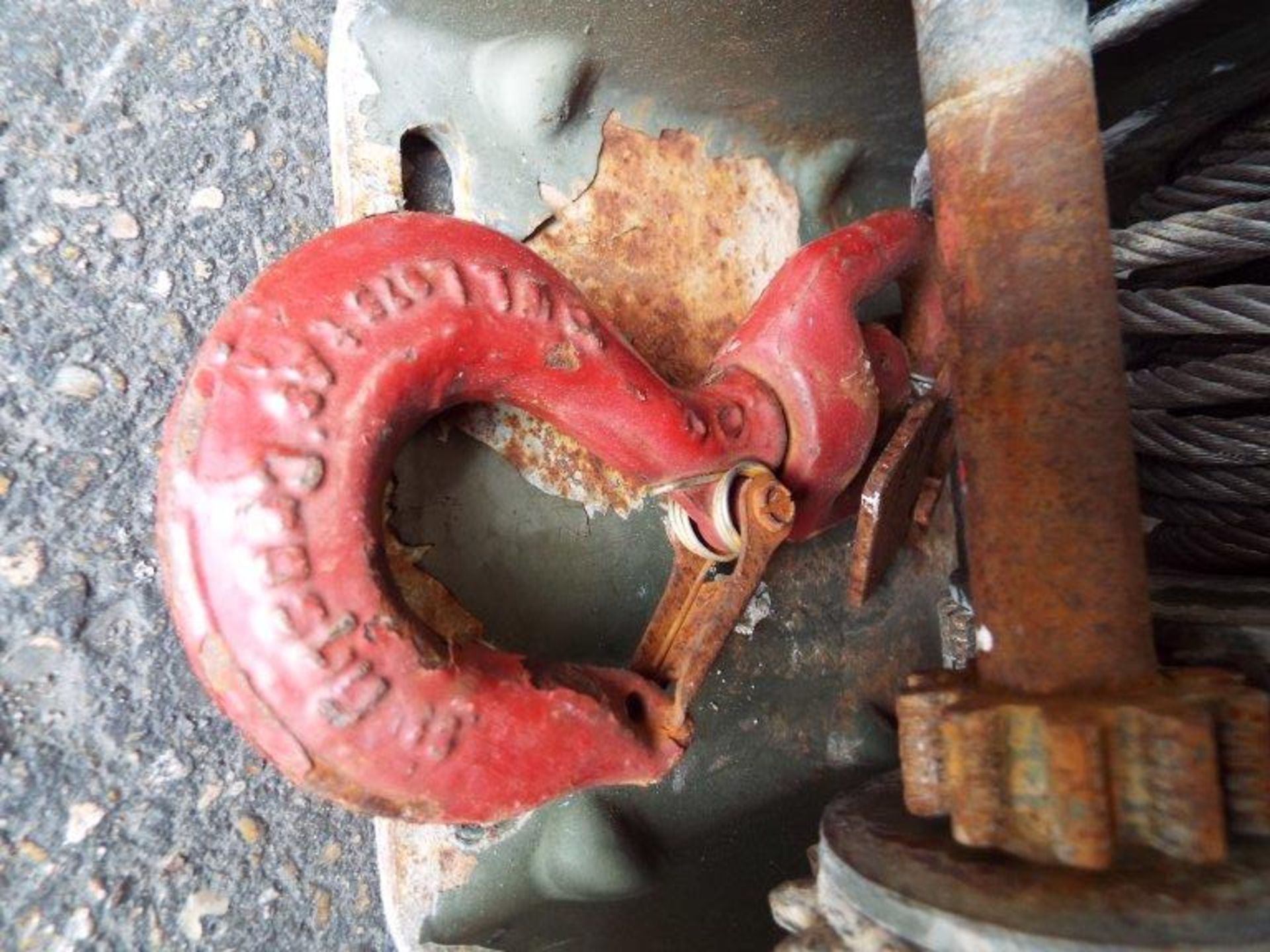 Hand Winch with Wire Winch Rope - Image 4 of 6