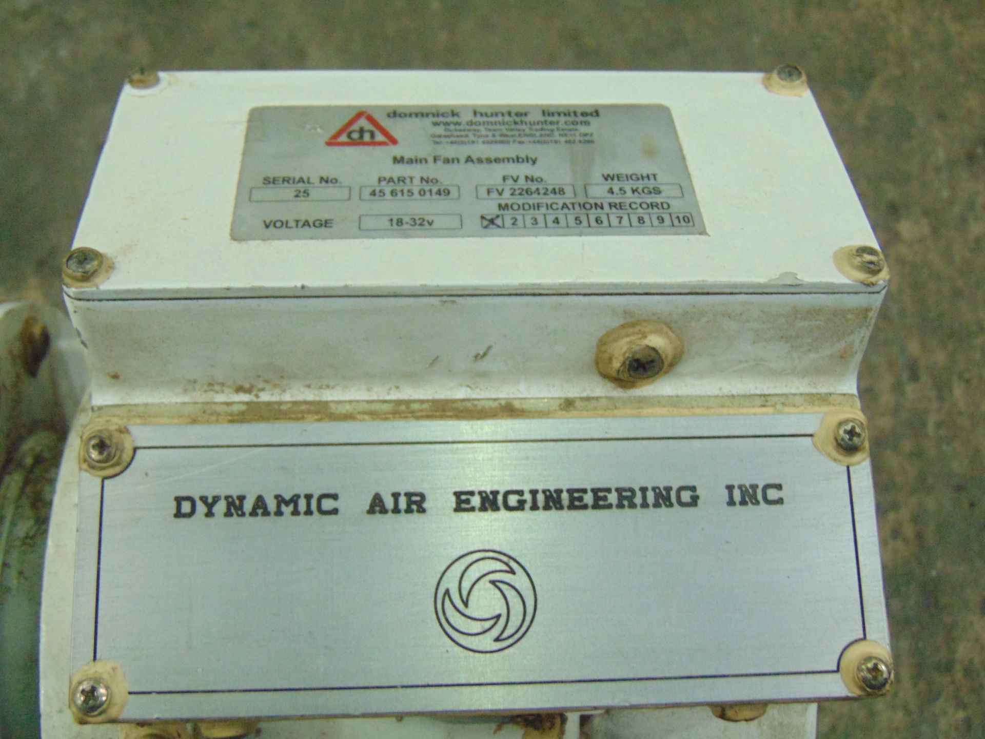 2 x Dynamic Air Engineering Centrifugal Fan Assemblies Model No CO23-445B - Image 8 of 16