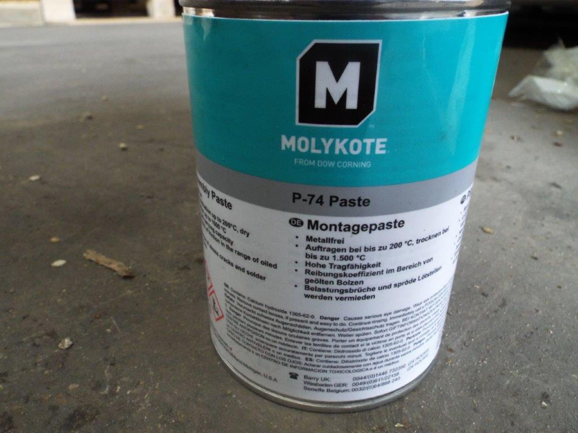 17 x Unissued 1Kg Tubs of Molykote P74 PTFE Super Anti-Seize Grease - Image 3 of 5