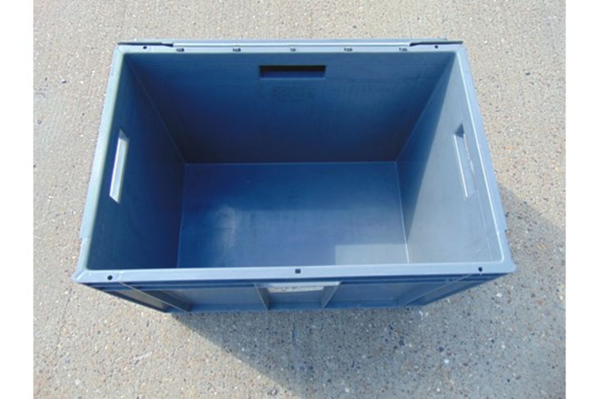 13 x Standard MoD Stackable Storage Boxes c/w Lids - Image 4 of 8