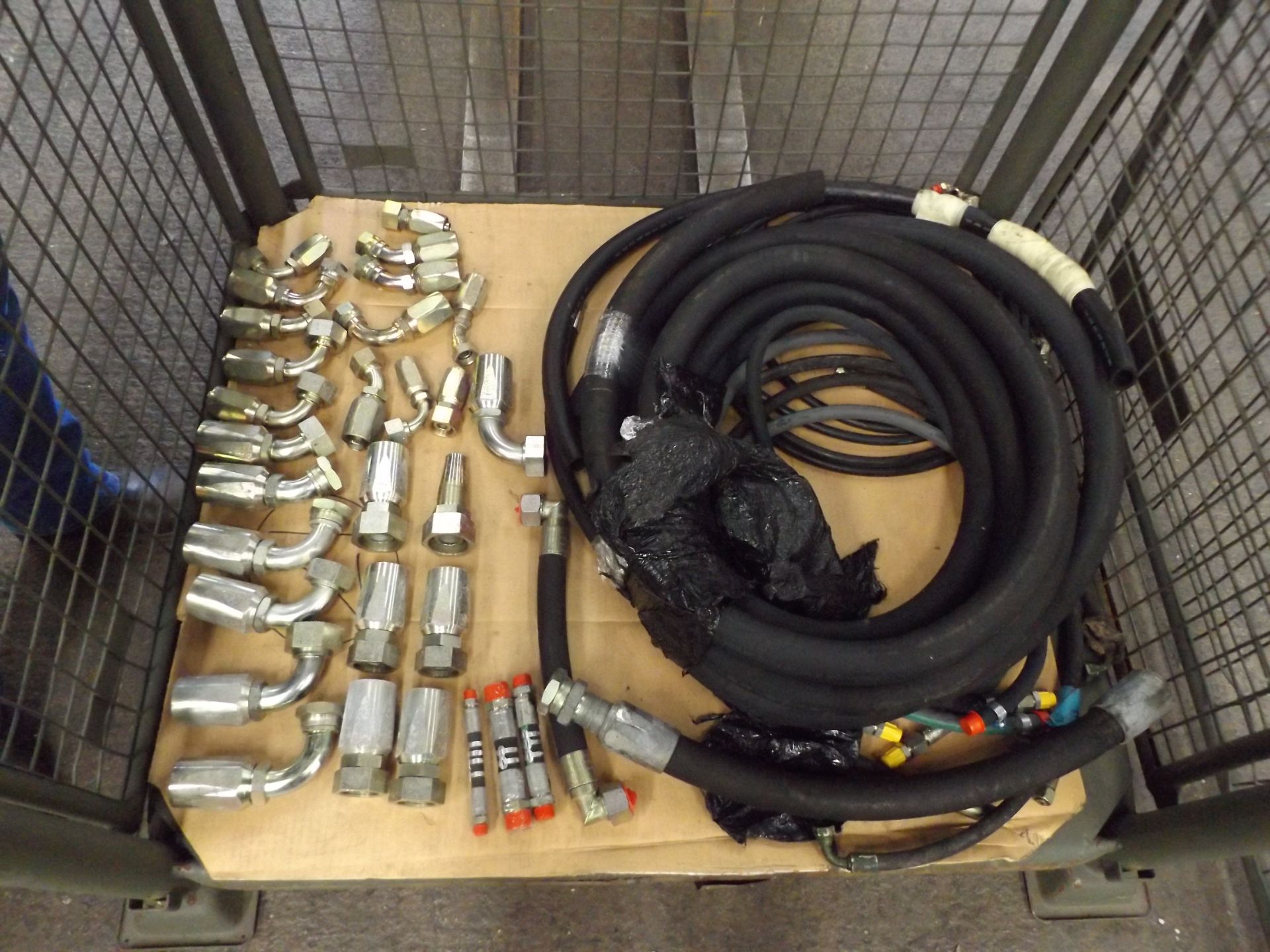 Stillage of Unissued Hydraulic Fittings and Pipe
