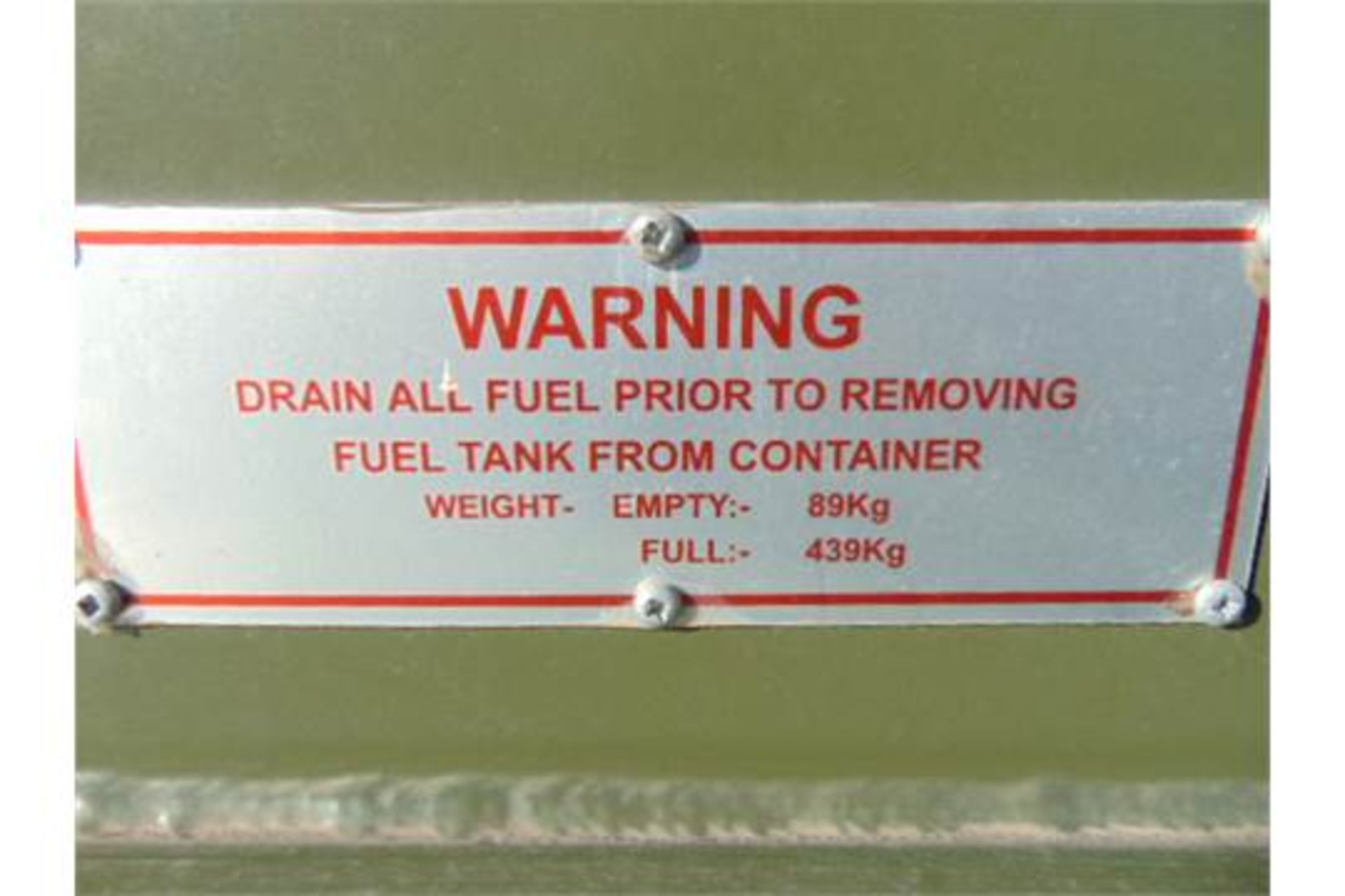 400L Fuel Tank Assy - Image 8 of 8