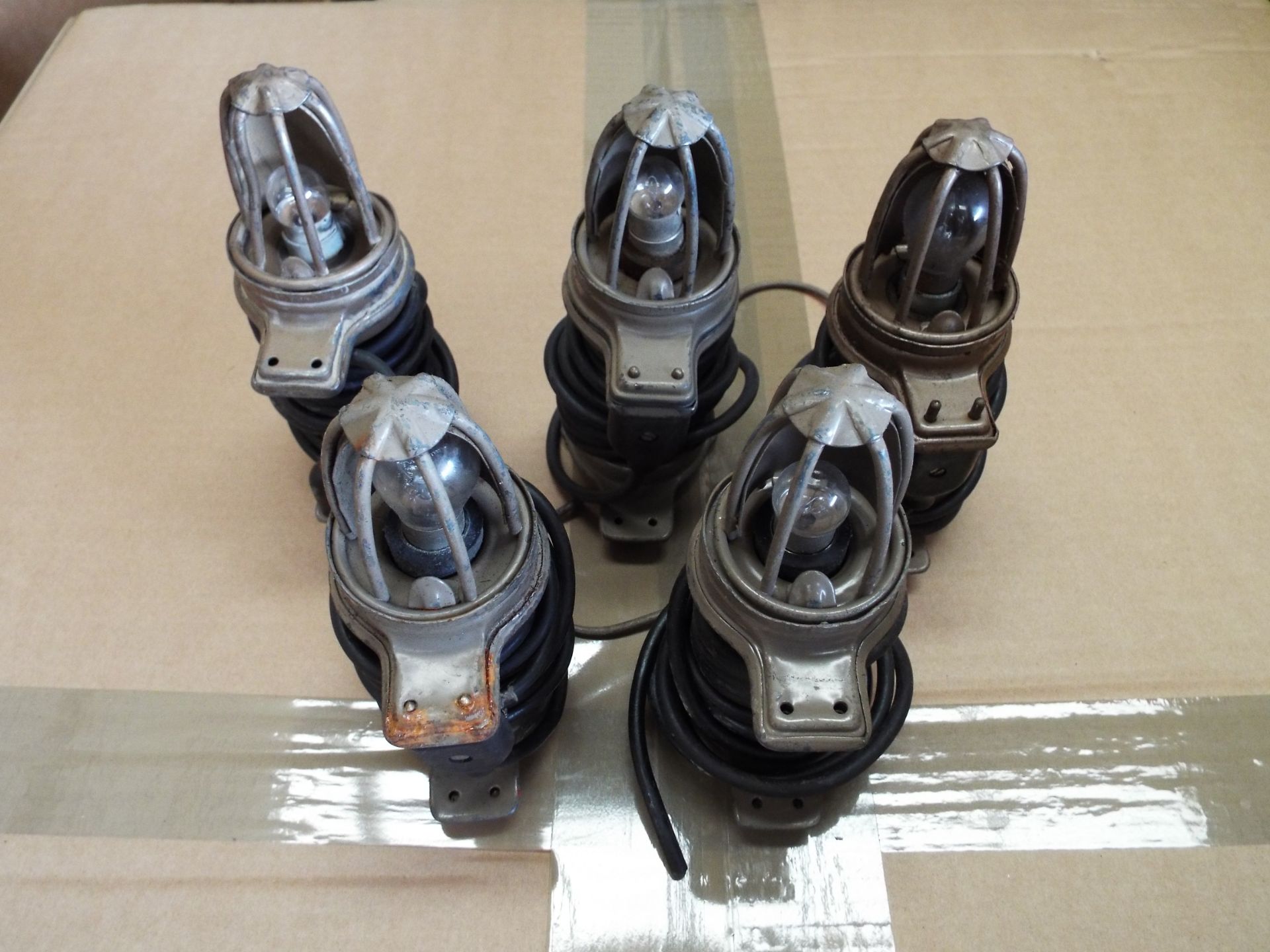 5 x Land Rover Inspection Lamps
