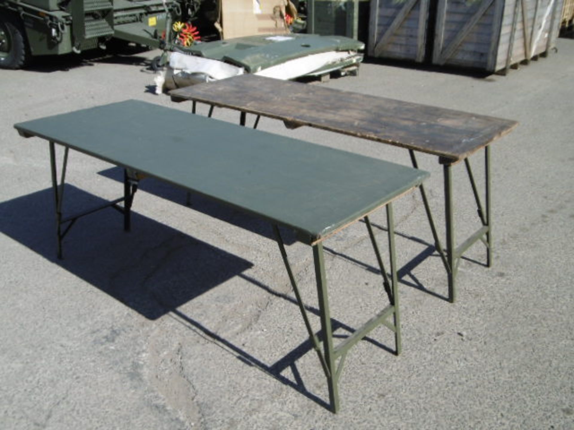 2 x Collapsible Tressle Table - Image 4 of 7