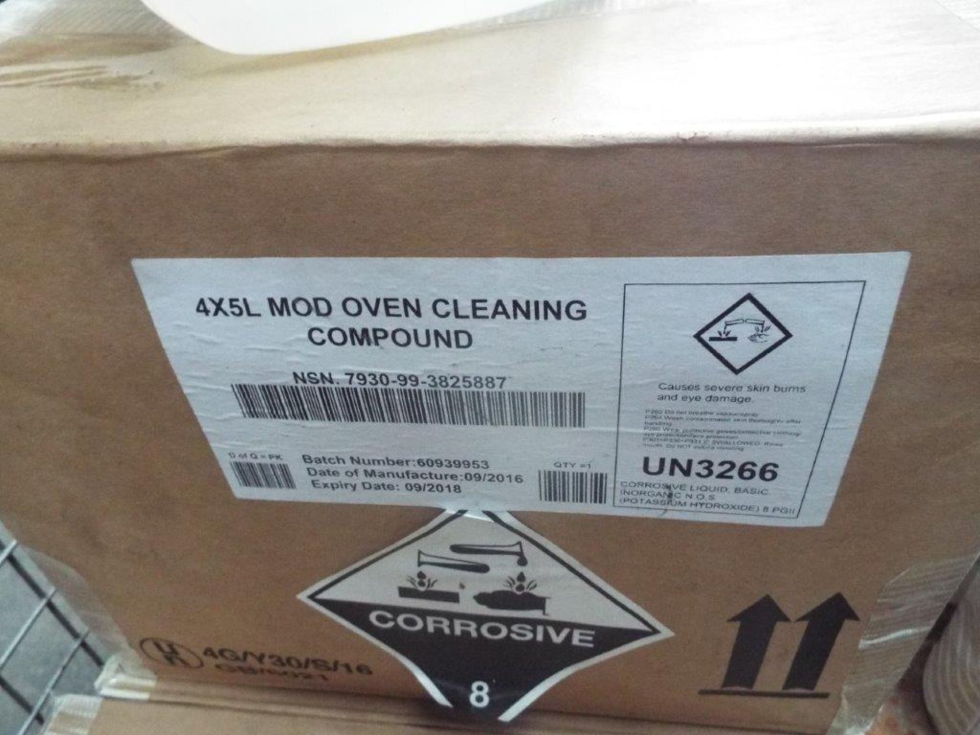 20 x Unissued 5L Bottles of Cleenol MOD Oven Cleaning Compound - Image 3 of 4