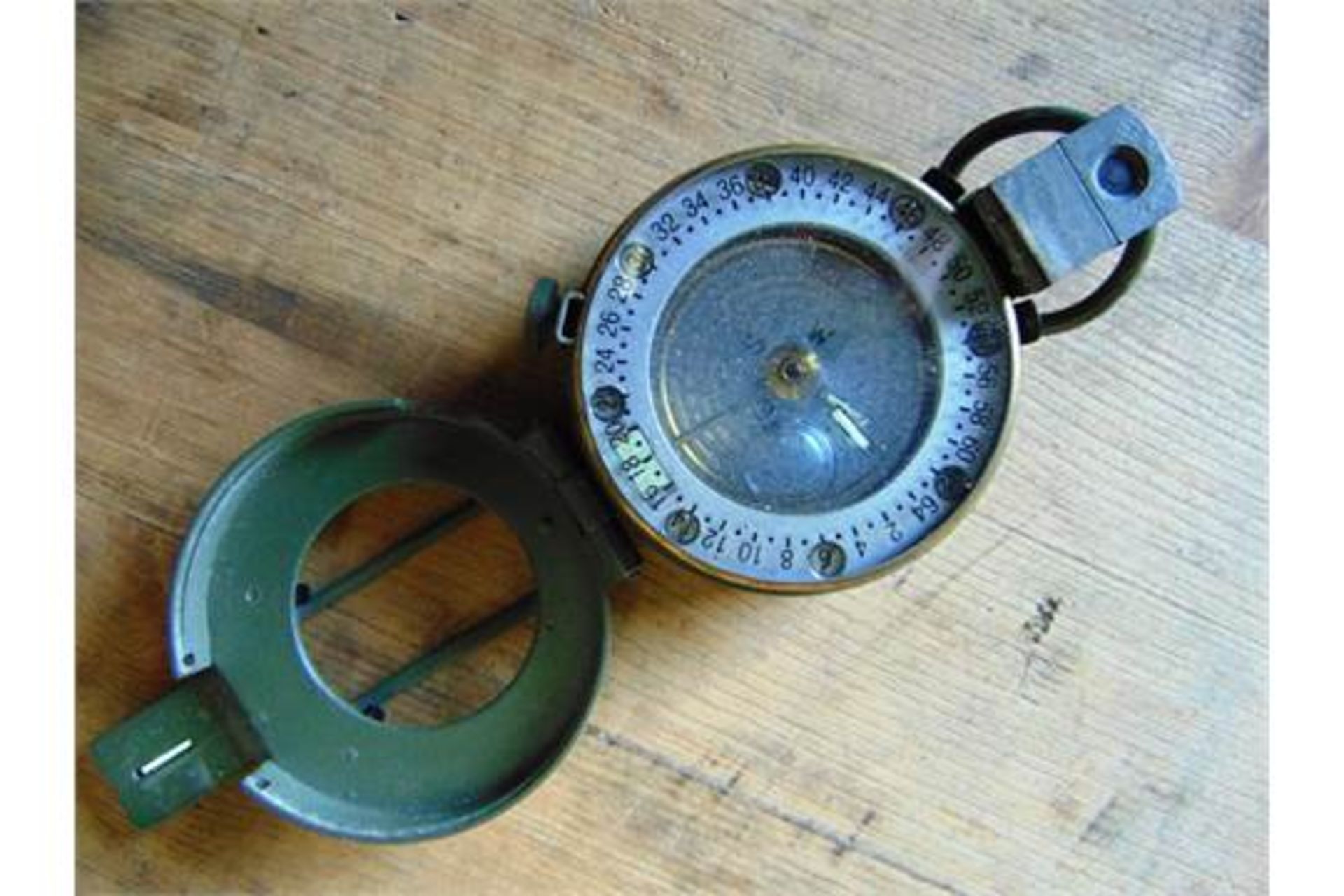 Genuine British Army Stanley Prismatic Marching Compass - Image 2 of 4