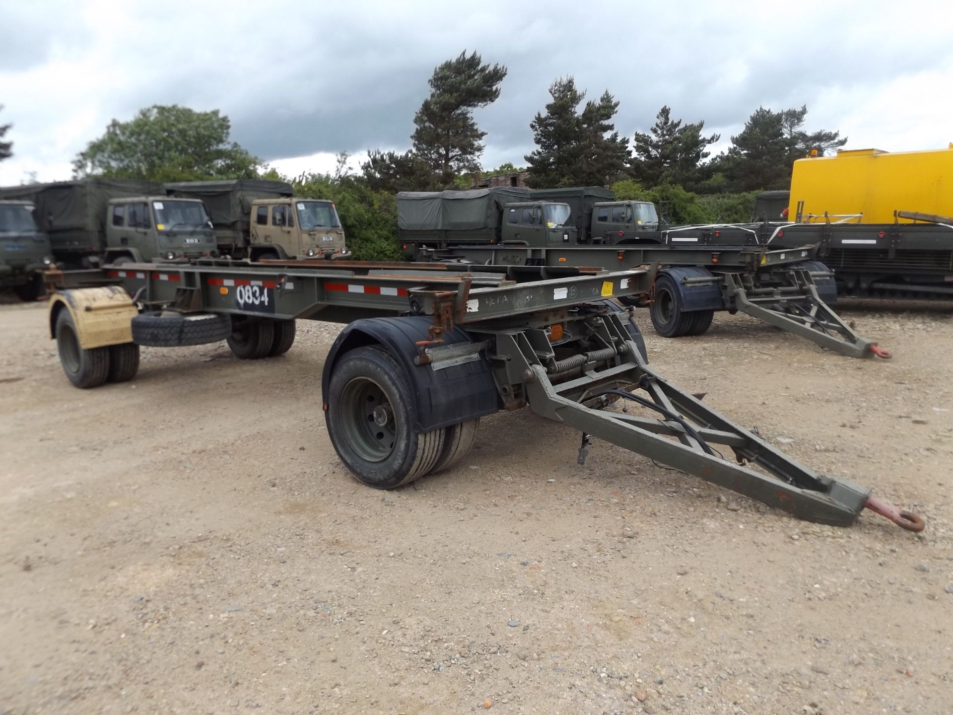 King DB 2 Axle 15 Tonne Skeletal drops/skip/container Trailer