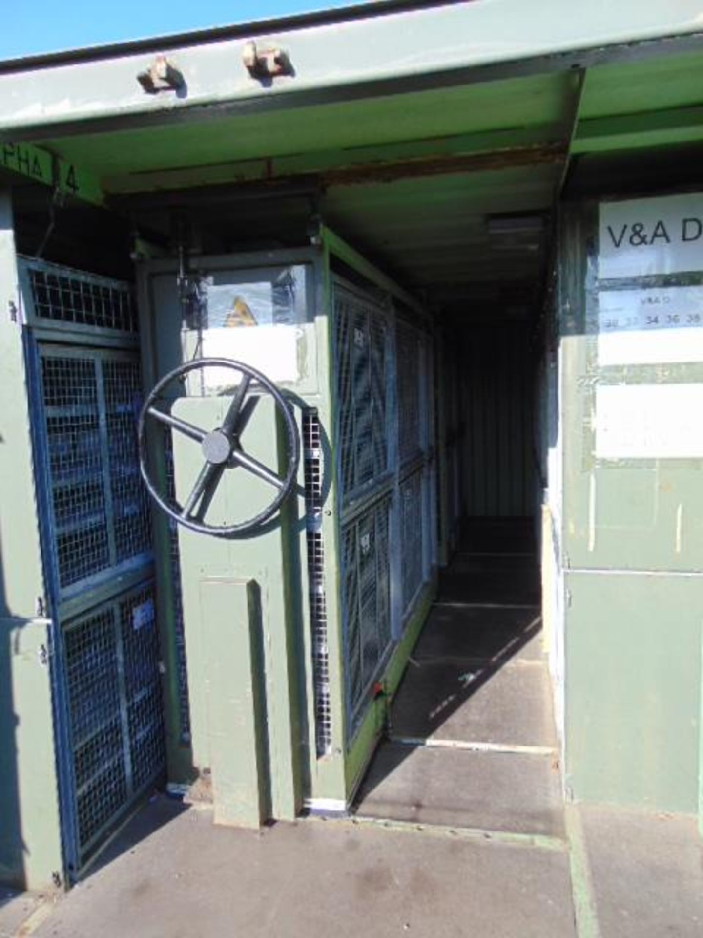 20ft ISO Shipping Container complete with fitted internal roller racking storage system. - Image 5 of 16