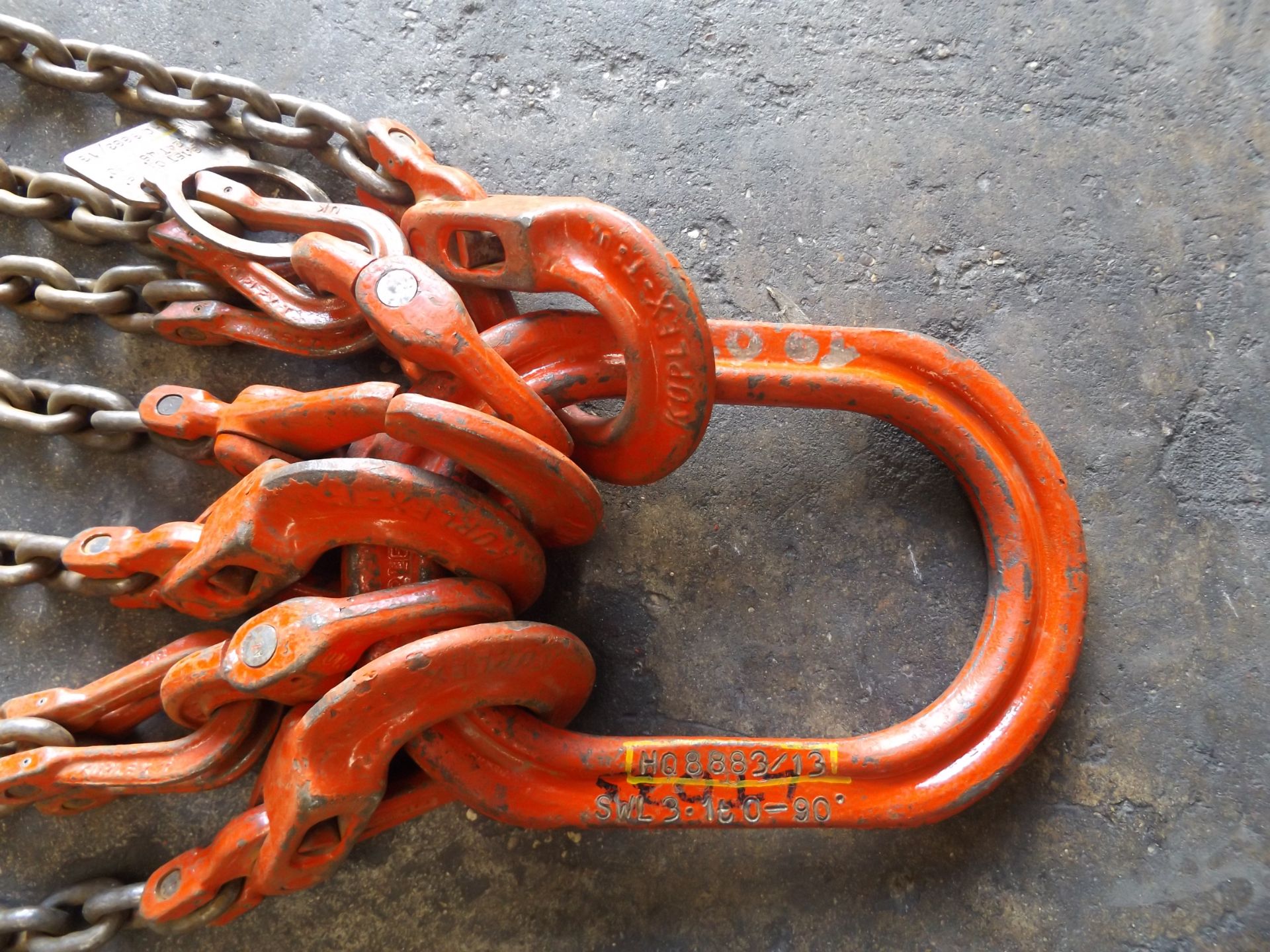 3.15 tonne 4 Leg Chain Sling - Bild 3 aus 5