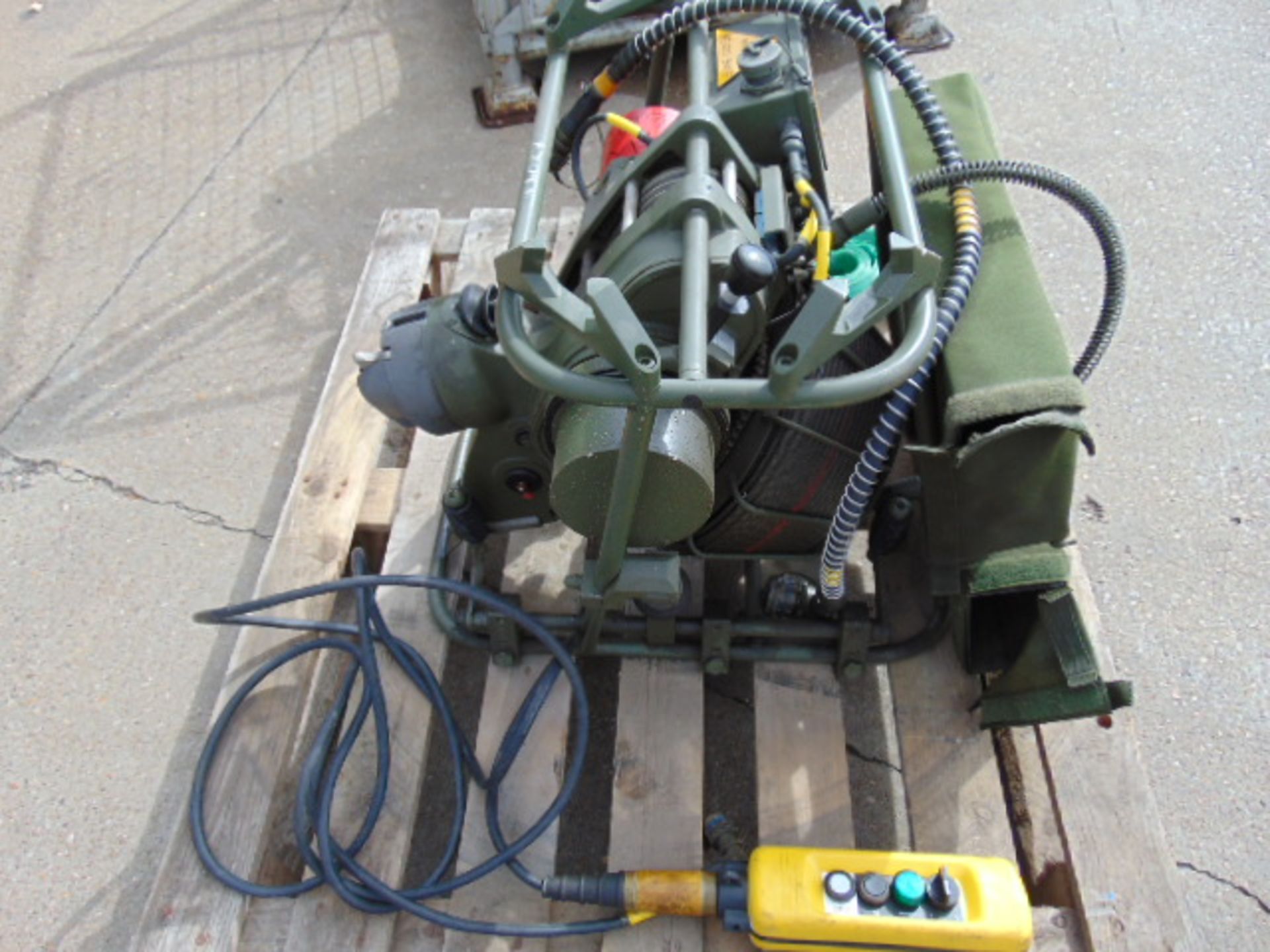 Unissued Demountable Recovery Winch Assembly c/w remote control and accessories from the UK MOD. - Image 2 of 8