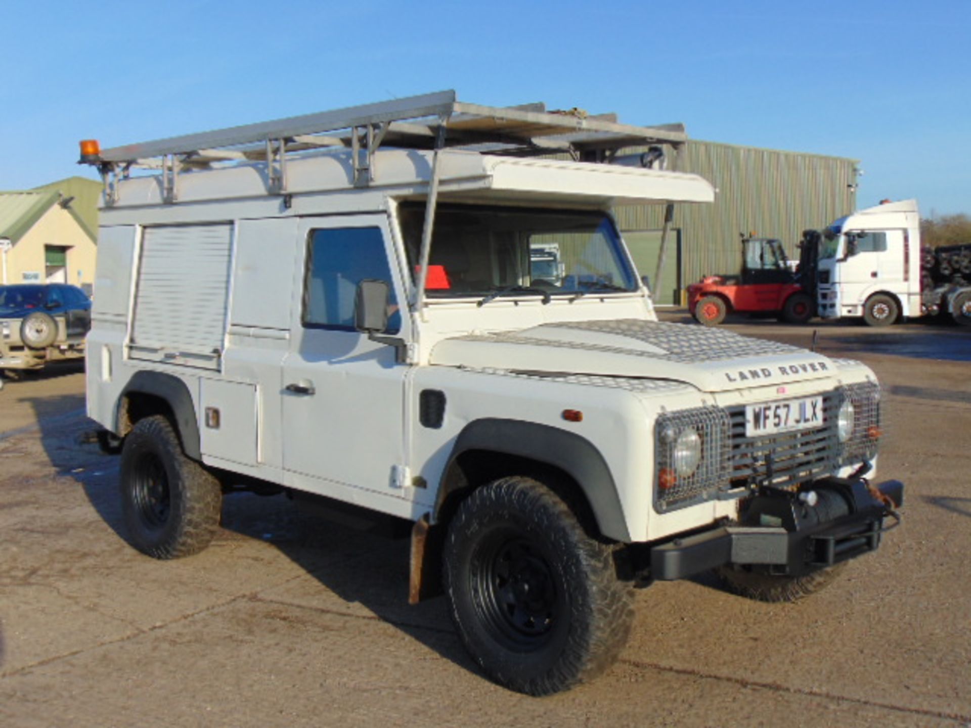 2007 Land Rover Defender 110 Puma Hardtop 4x4 Special Utility (Mobile Workshop) complete with Winch