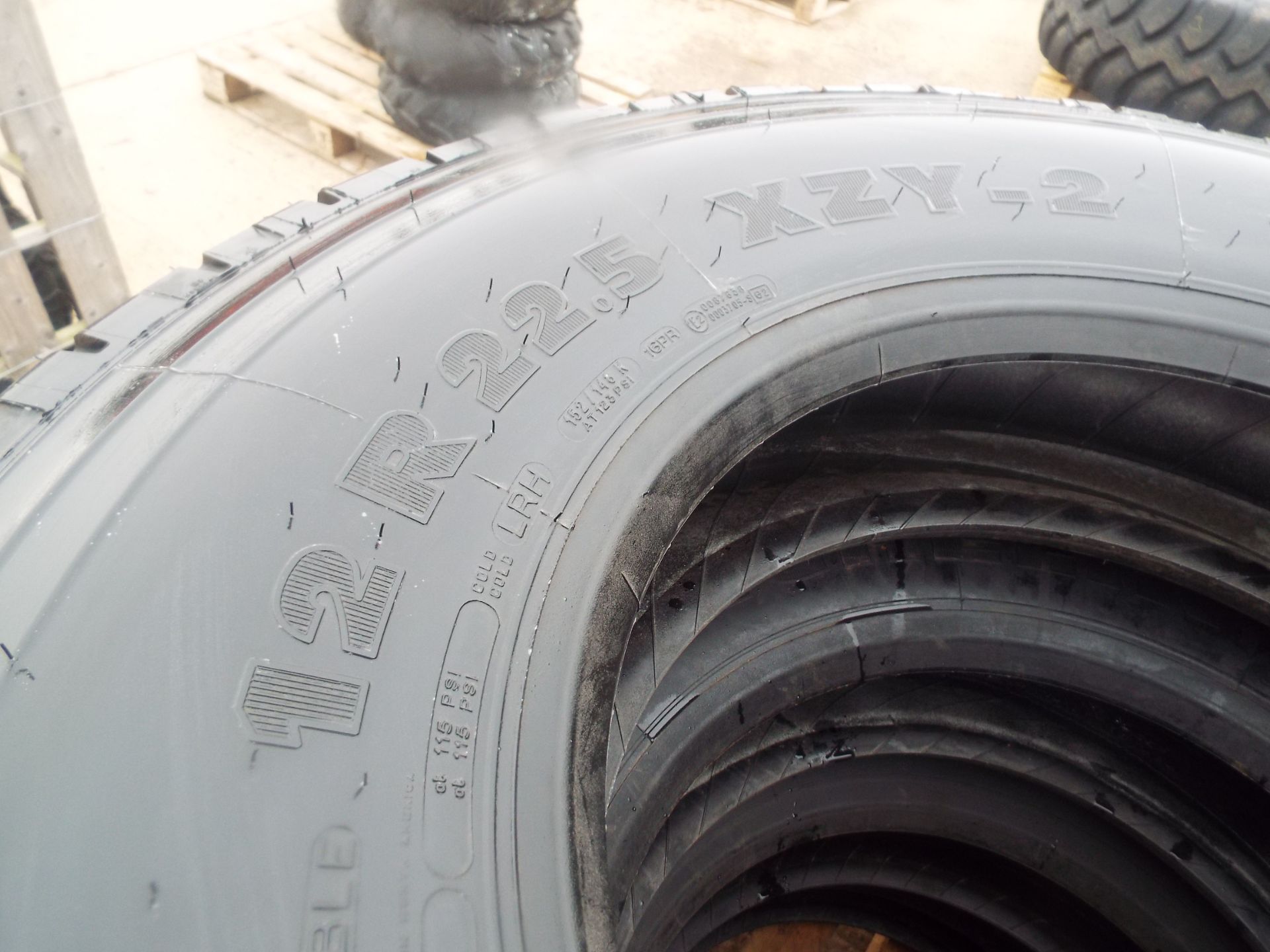 4 x Michelin XZY-2 12.00 R22.5 Tyres - Image 3 of 5