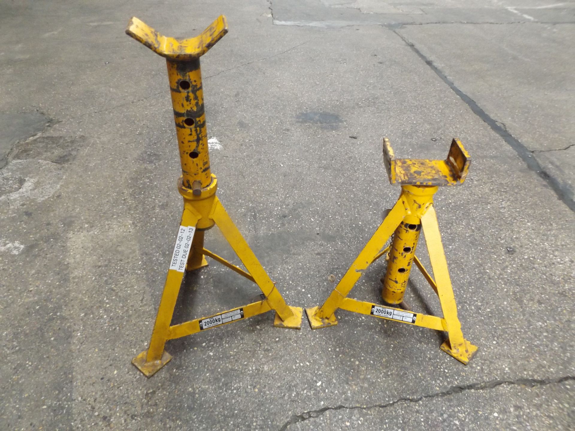 2 x Heavy Duty 2 Tonne Axle / Chassis Stands - Image 2 of 5