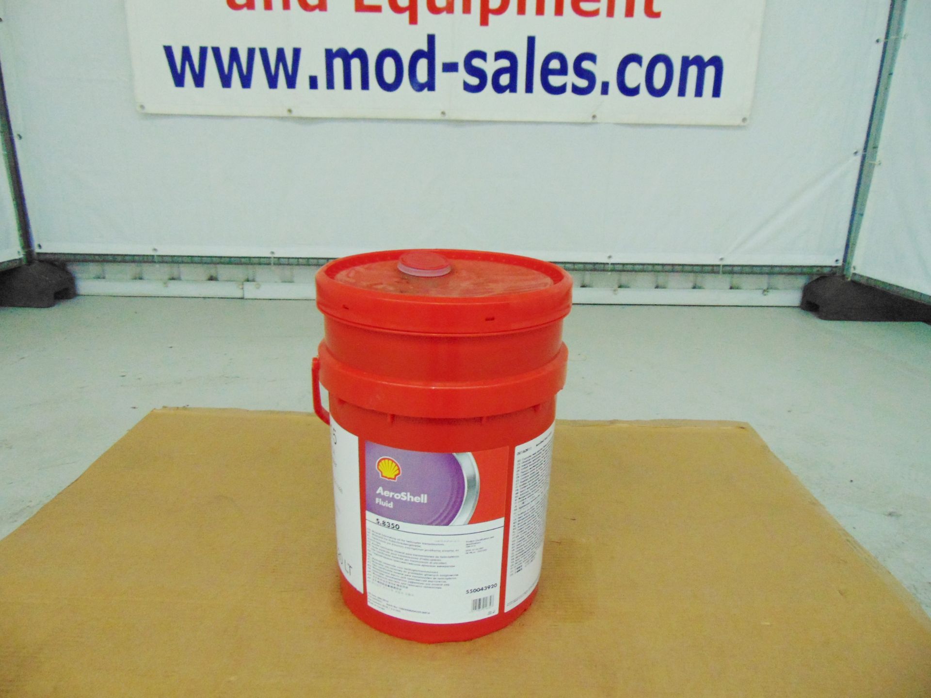 1 x Unissued 20L Drum of Aeroshell S.8350 Helicopter Lubricating Oil