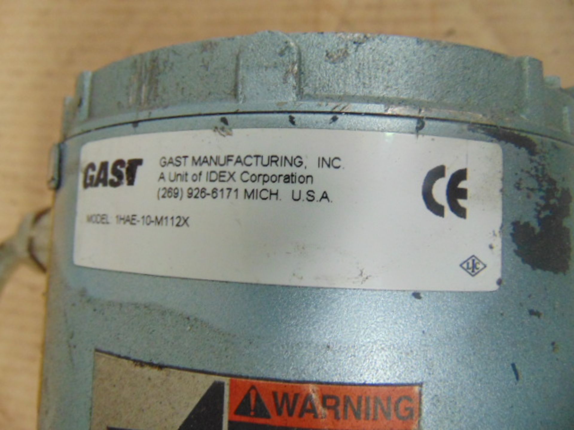 Gast M112X Compressor - Image 6 of 7