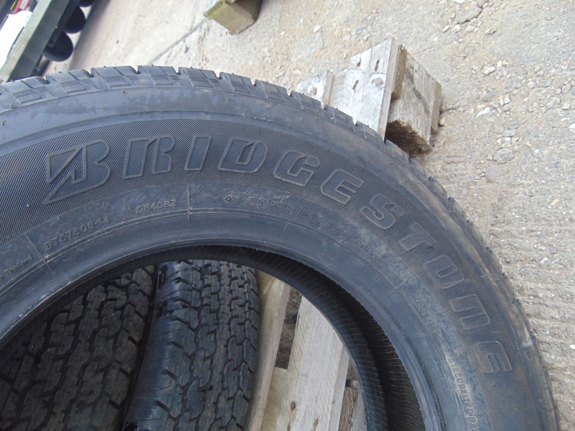 4 x Bridgestone Dueler H/T 205 R16 Tyres - Image 2 of 7