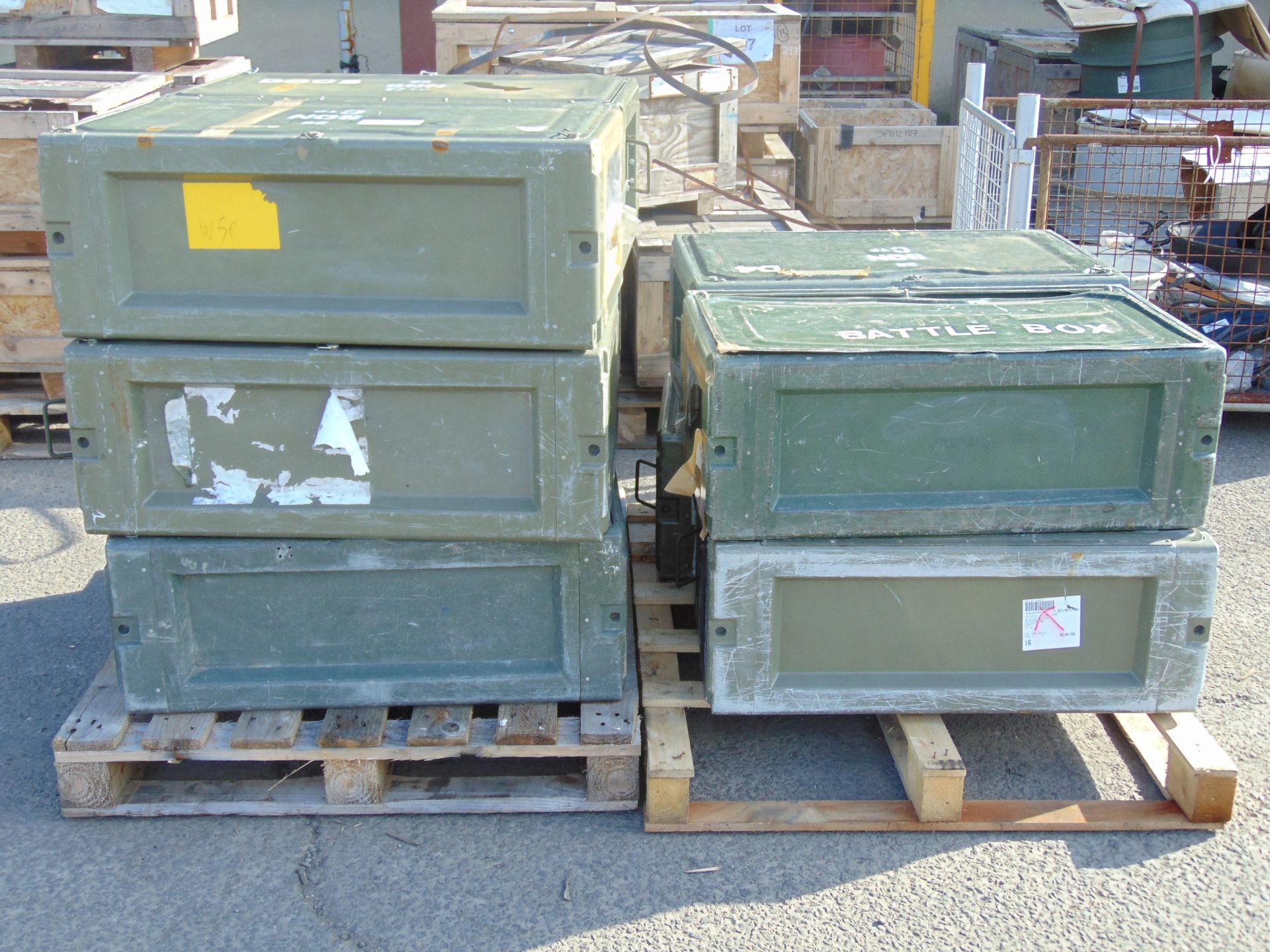 10 x Heavy Duty Interconnecting Storage Boxes With Lids - Bild 3 aus 6