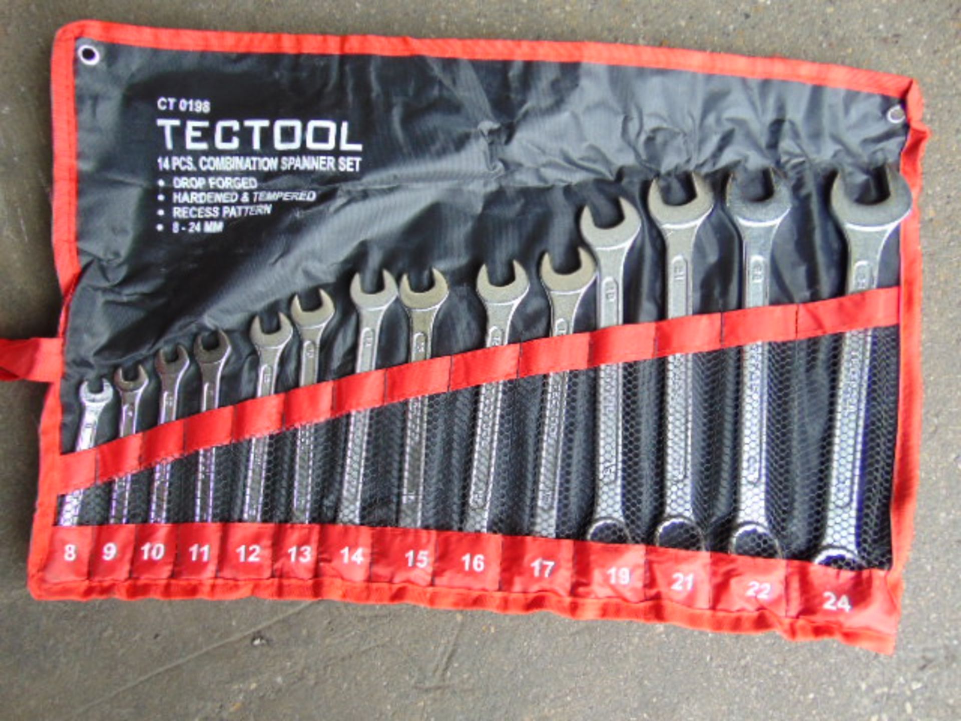 Unissued Tectool 14 pcs Combination Spanner Set