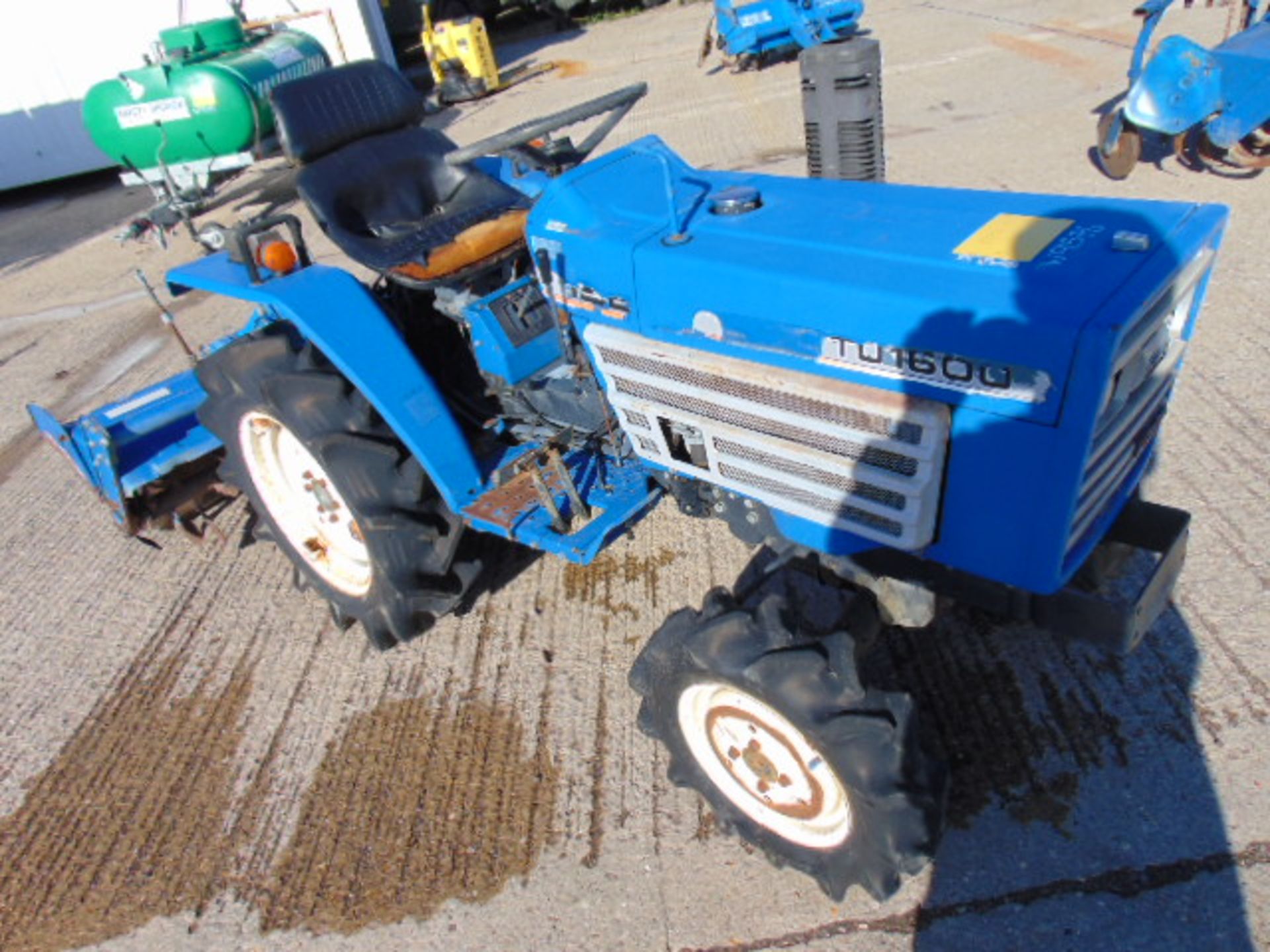 Iseki TU1600 Compact Tractor c/w Iseki SAR 1300 Rotovator 987 hours ONLY