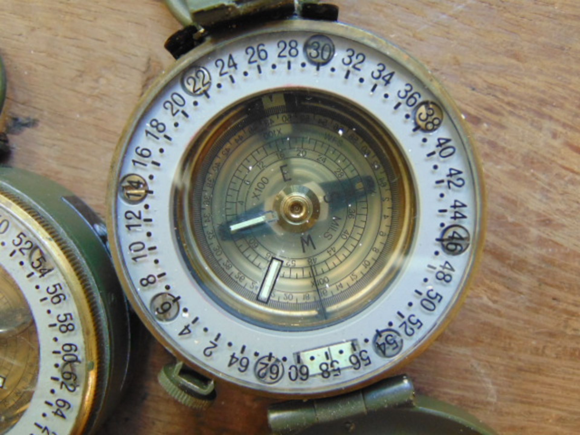 2 x Genuine British Army Stanley Prismatic Marching Compass' - Image 3 of 6