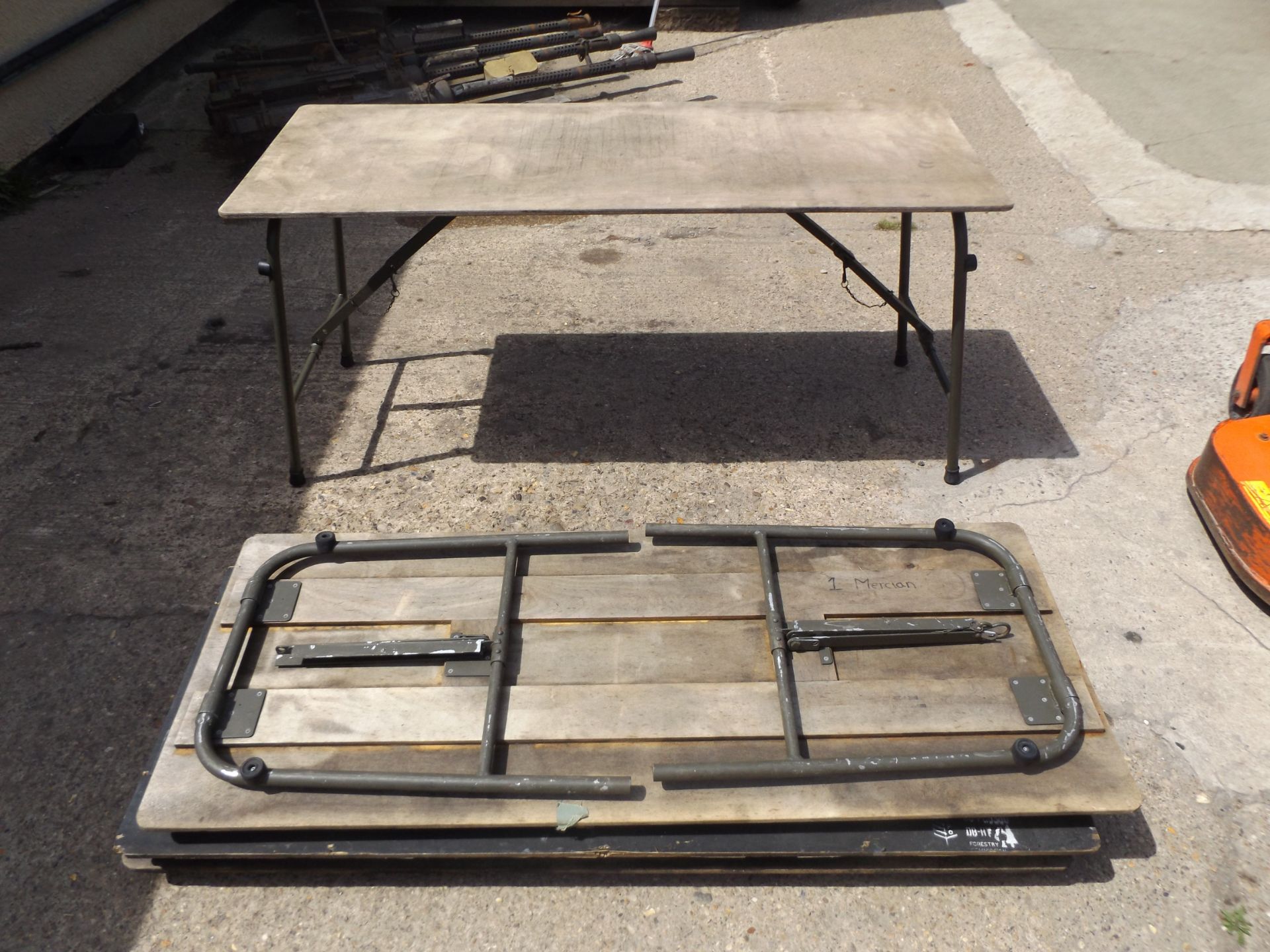 5 x Collapsible Tressle Table