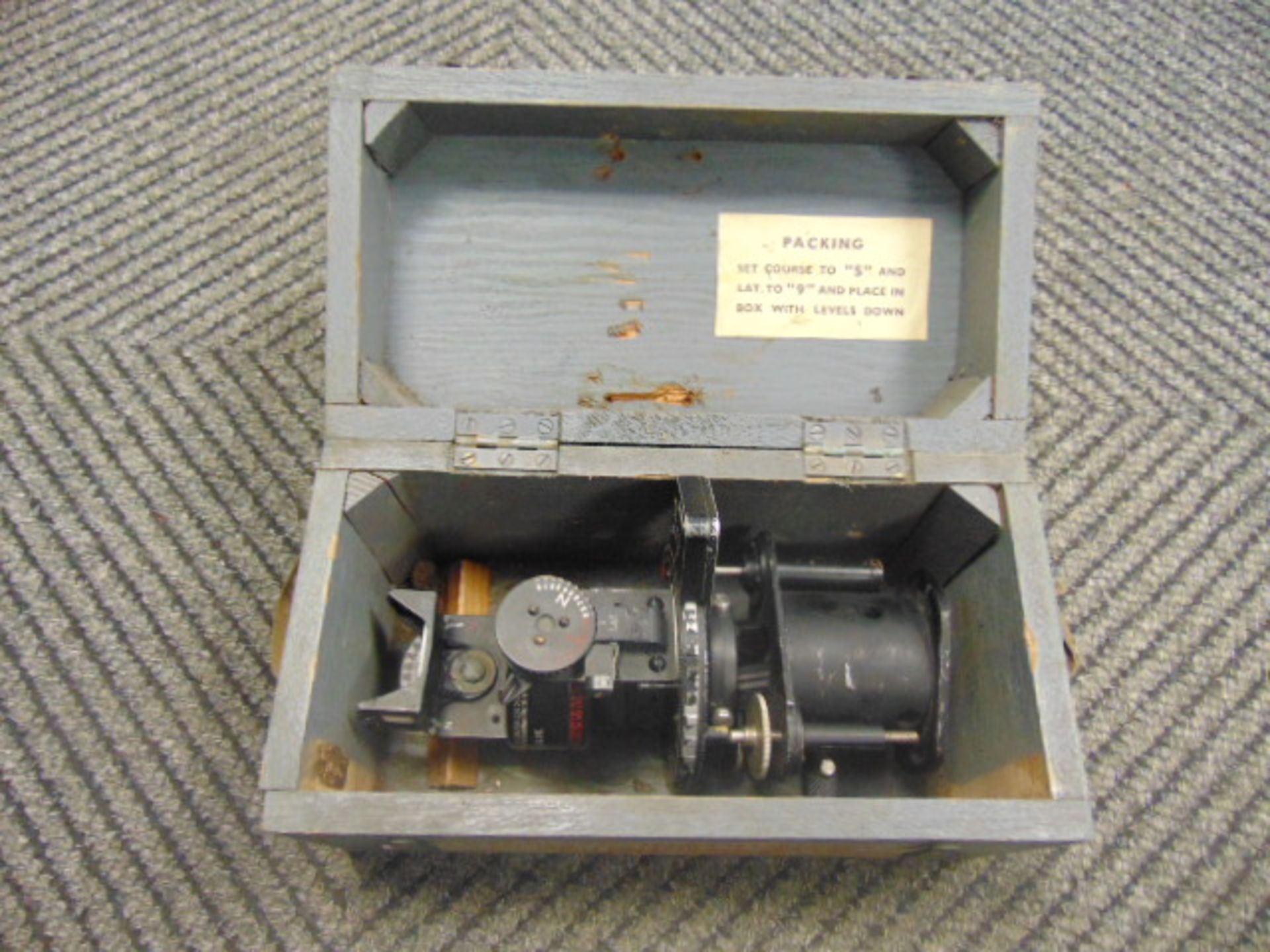 Very Rare Air Ministry Astro Mk 2 Compass with Original Case - Image 6 of 8
