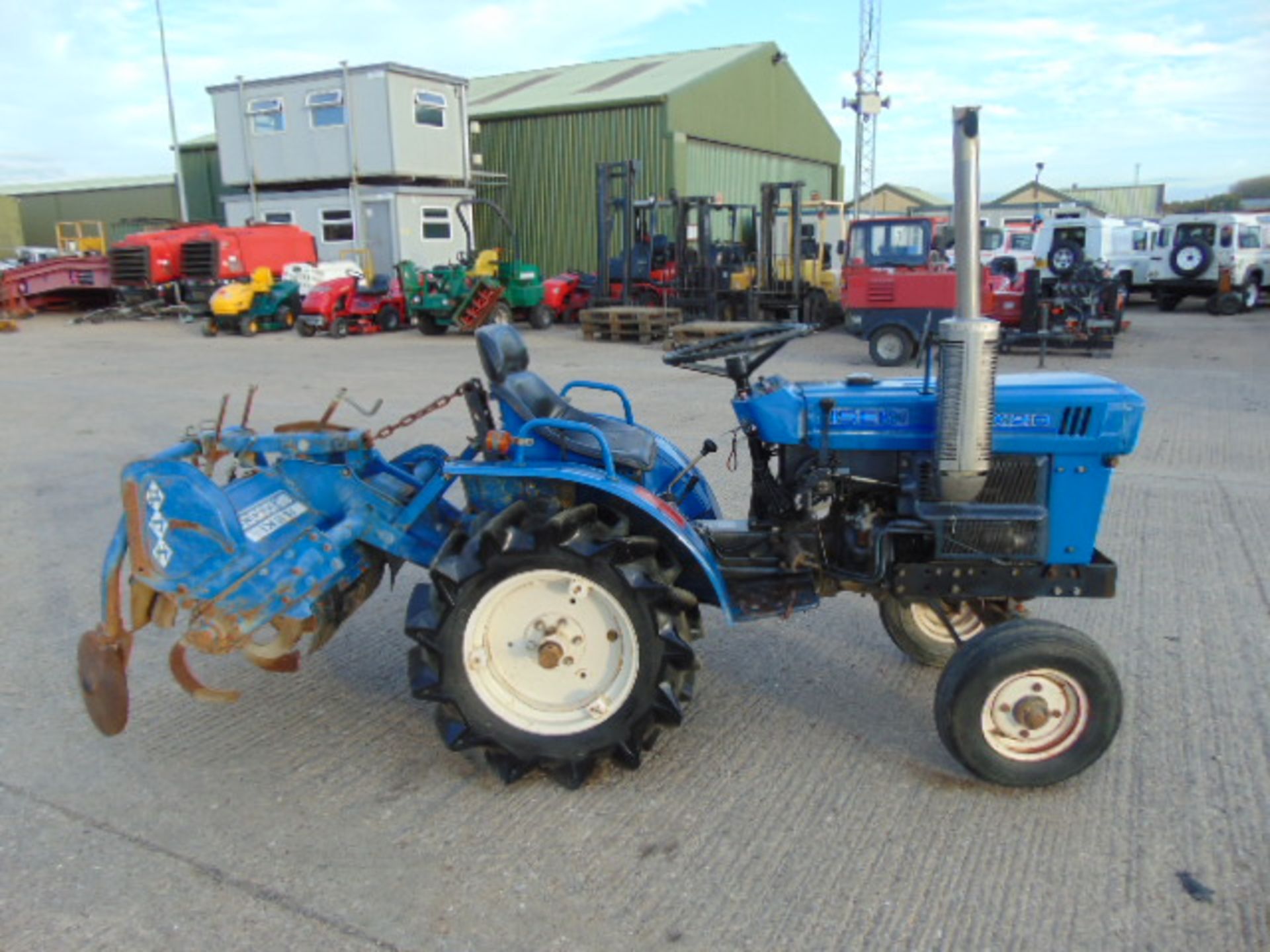 Iseki TX1210 2WD Compact Tractor c/w Rotovator - Image 8 of 17