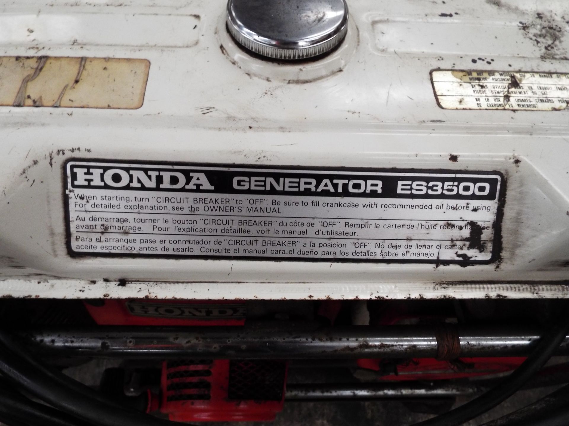 Honda ES3500 3.5 KvA 115-230V Petrol Generator - Image 6 of 10