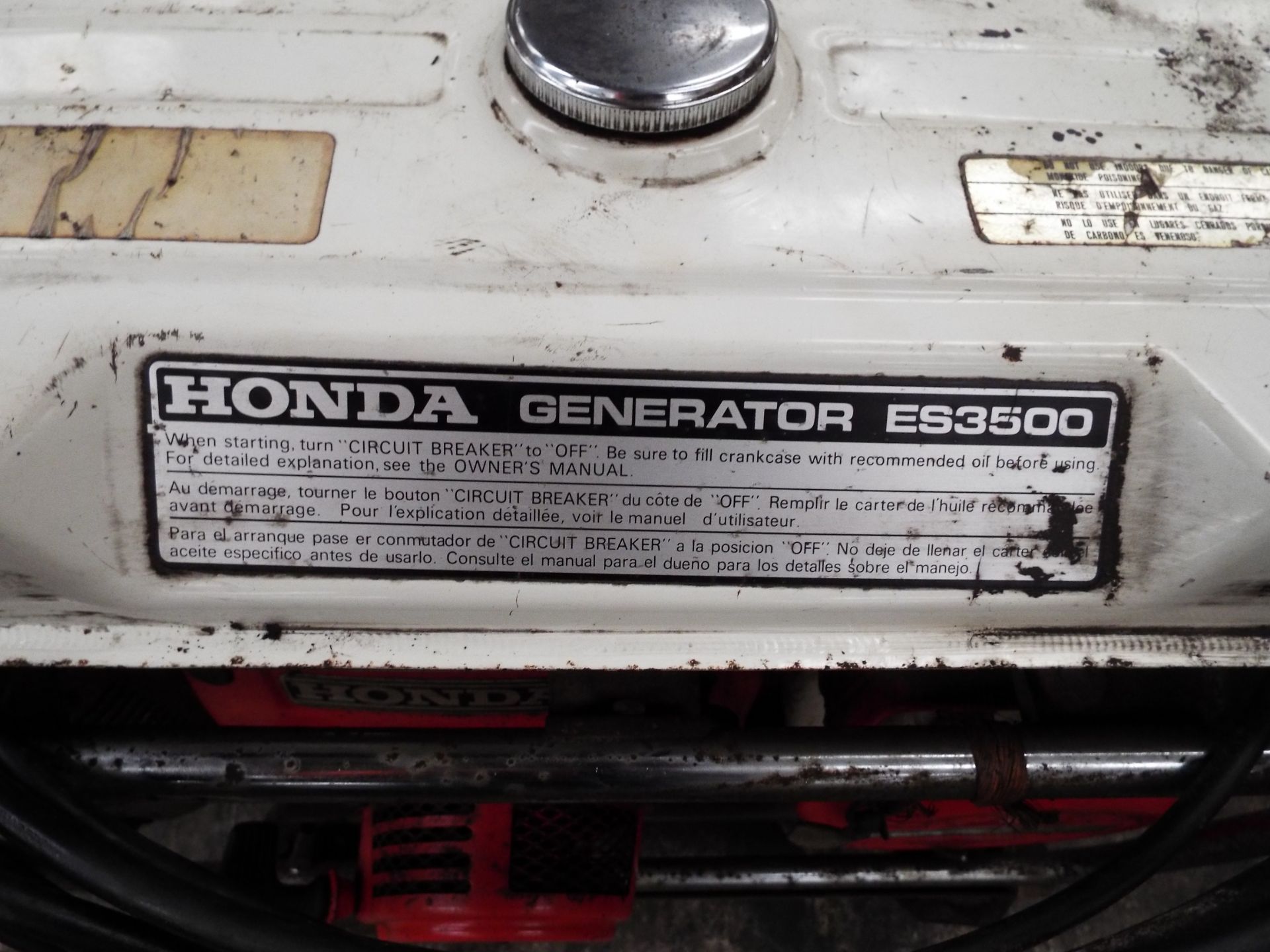 Honda ES3500 3.5 KvA 115-230V Petrol Generator - Bild 6 aus 10