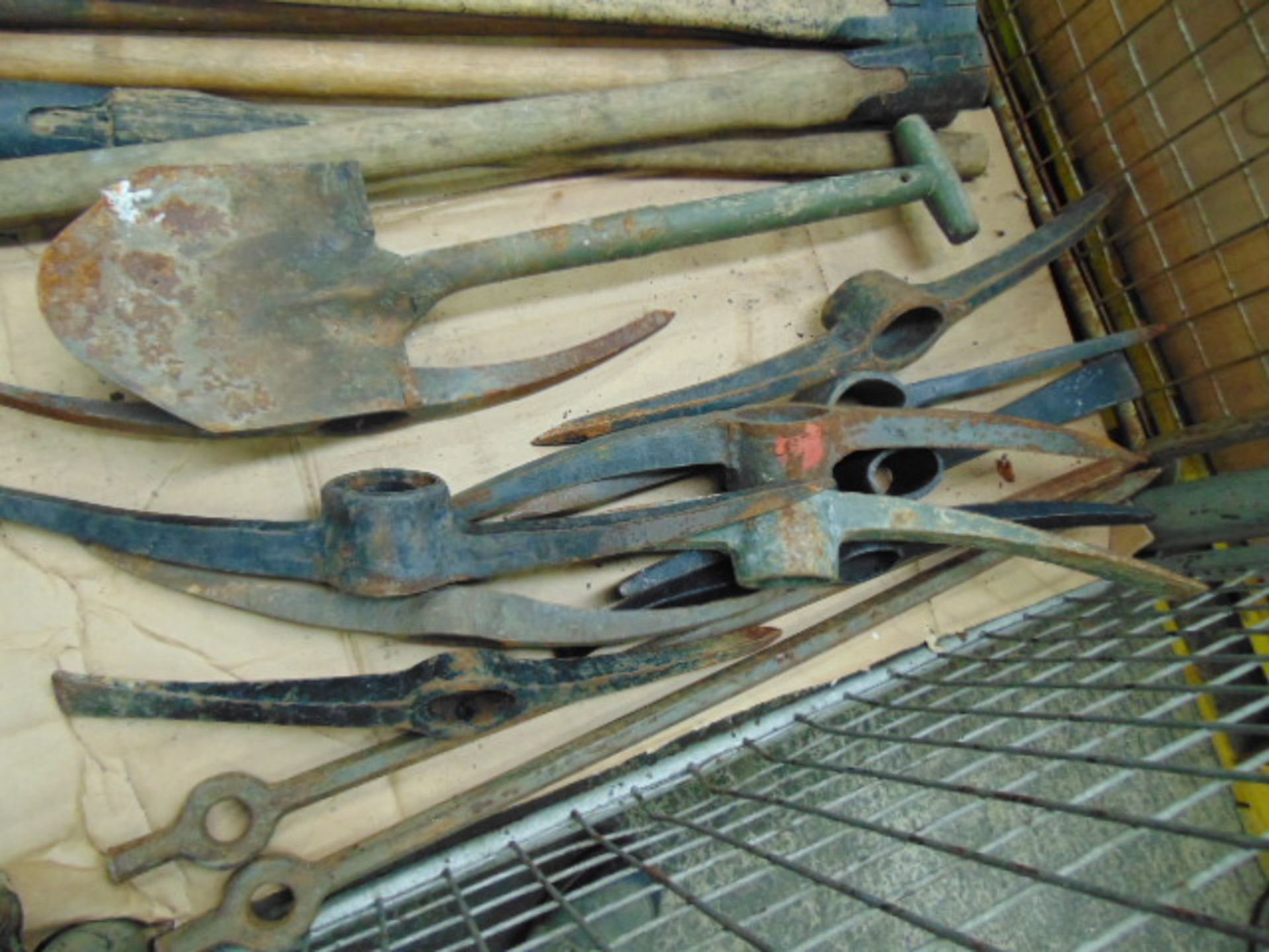 Pick Axes, Sledge Hammers, Shafts, Jerry Can etc - Image 3 of 7