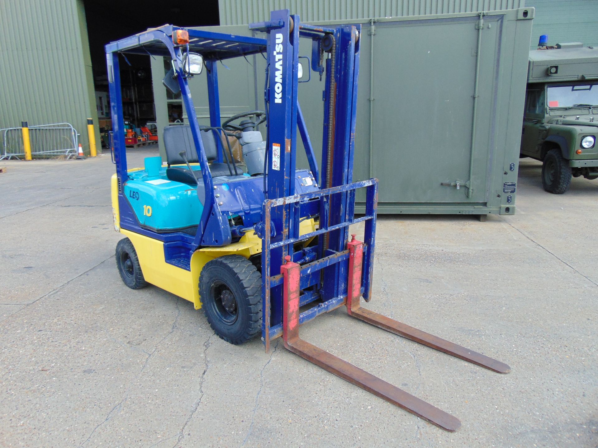 Komatsu LE10 Counter Balance Forklift - Bild 3 aus 18